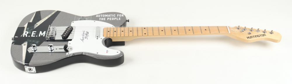 Complete Set (4) of R.E.M. Electric Guitars Band-Signed by (4) with Michael Stipe, Mike Mills, Bill Berry & Peter Buck (AutographCOA, JSA, & PSA) at PristineAuction.com Complete Set (4) of R.E.M. Electric Guitars Band-Signed by (4) with Michael Stipe, Mike Mills, Bill Berry & Peter Buck (AutographCOA, JSA, & PSA) at PristineAuction.com