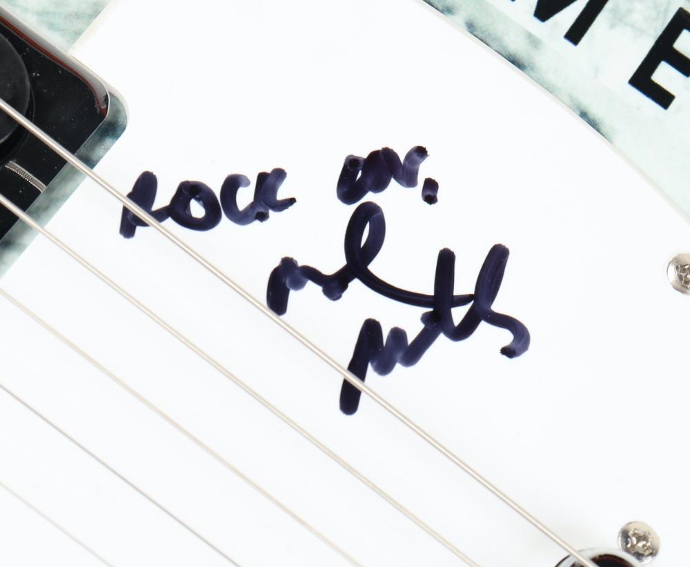 Complete Set (4) of R.E.M. Electric Guitars Band-Signed by (4) with Michael Stipe, Mike Mills, Bill Berry & Peter Buck (AutographCOA, JSA, & PSA) at PristineAuction.com Complete Set (4) of R.E.M. Electric Guitars Band-Signed by (4) with Michael Stipe, Mike Mills, Bill Berry & Peter Buck (AutographCOA, JSA, & PSA) at PristineAuction.com