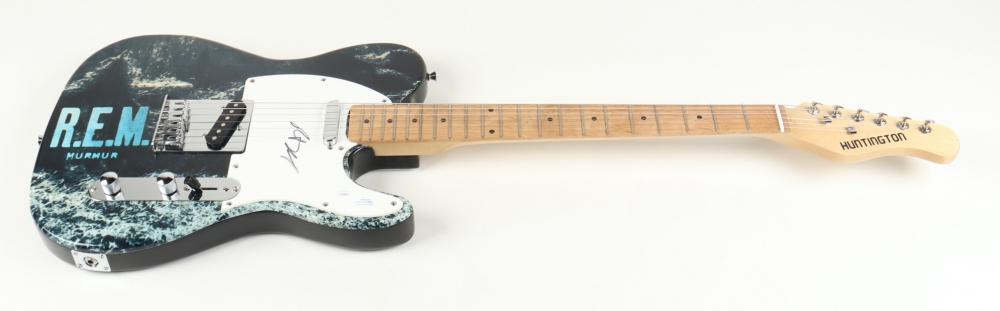 Complete Set (4) of R.E.M. Electric Guitars Band-Signed by (4) with Michael Stipe, Mike Mills, Bill Berry & Peter Buck (AutographCOA, JSA, & PSA) at PristineAuction.com Complete Set (4) of R.E.M. Electric Guitars Band-Signed by (4) with Michael Stipe, Mike Mills, Bill Berry & Peter Buck (AutographCOA, JSA, & PSA) at PristineAuction.com