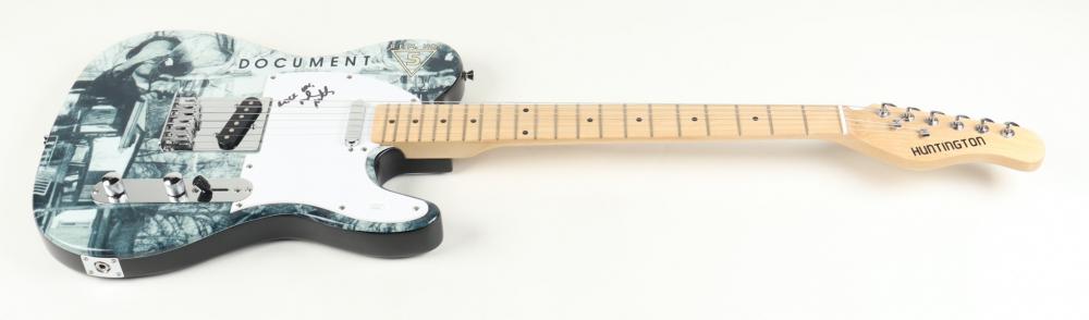 Complete Set (4) of R.E.M. Electric Guitars Band-Signed by (4) with Michael Stipe, Mike Mills, Bill Berry & Peter Buck (AutographCOA, JSA, & PSA) at PristineAuction.com Complete Set (4) of R.E.M. Electric Guitars Band-Signed by (4) with Michael Stipe, Mike Mills, Bill Berry & Peter Buck (AutographCOA, JSA, & PSA) at PristineAuction.com