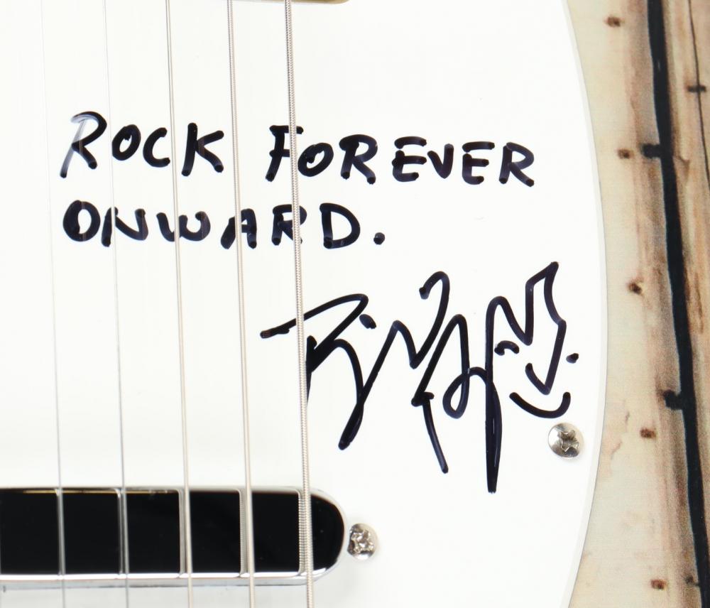 Complete Set (4) of R.E.M. Electric Guitars Band-Signed by (4) with Michael Stipe, Mike Mills, Bill Berry & Peter Buck (AutographCOA, JSA, & PSA) at PristineAuction.com Complete Set (4) of R.E.M. Electric Guitars Band-Signed by (4) with Michael Stipe, Mike Mills, Bill Berry & Peter Buck (AutographCOA, JSA, & PSA) at PristineAuction.com