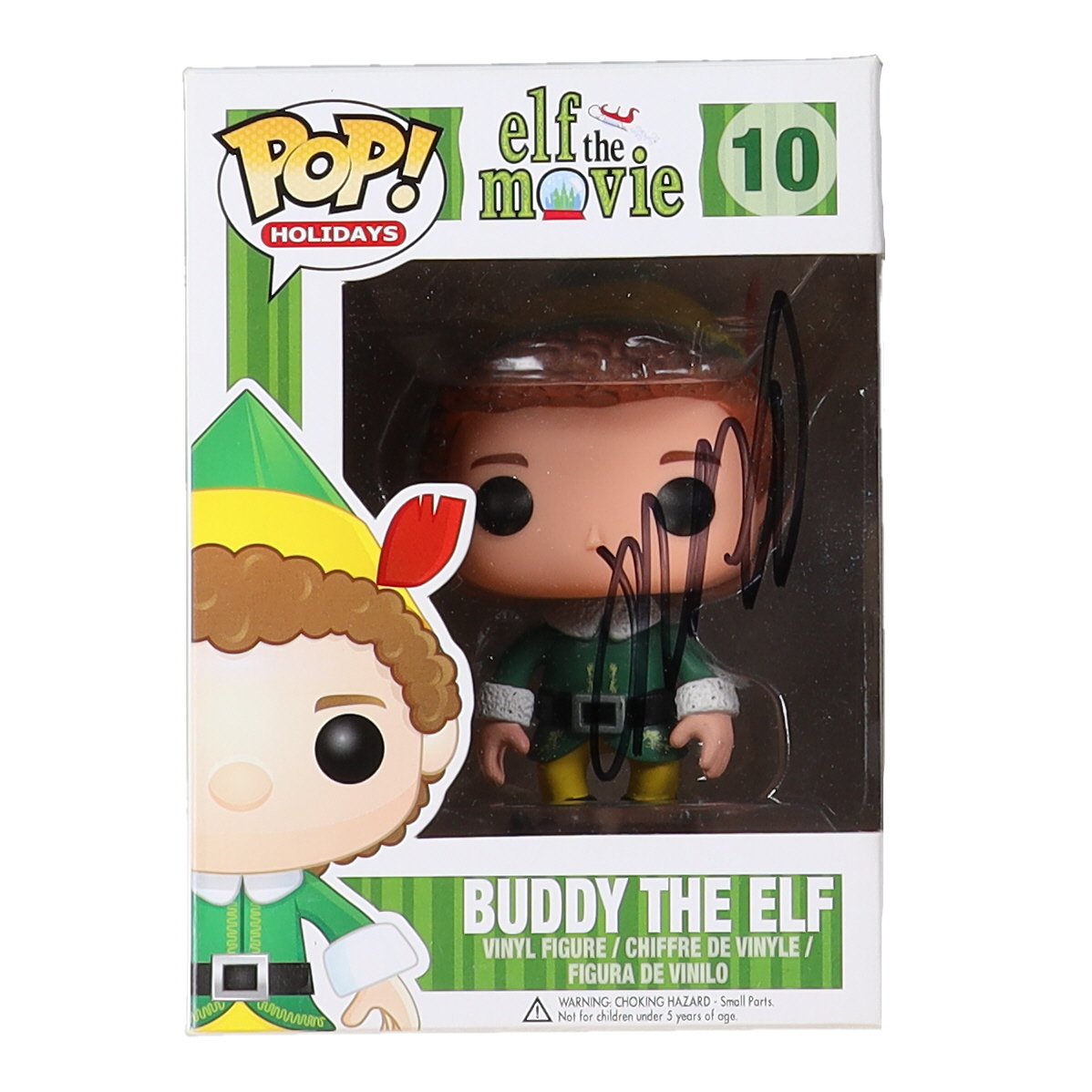Will Ferrell Signed "Elf" #484 Buddy Elf Funko Pop! Vinyl Figure (ACOA) at PristineAuction.com Will Ferrell Signed "Elf" #484 Buddy Elf Funko Pop! Vinyl Figure (ACOA) at PristineAuction.com