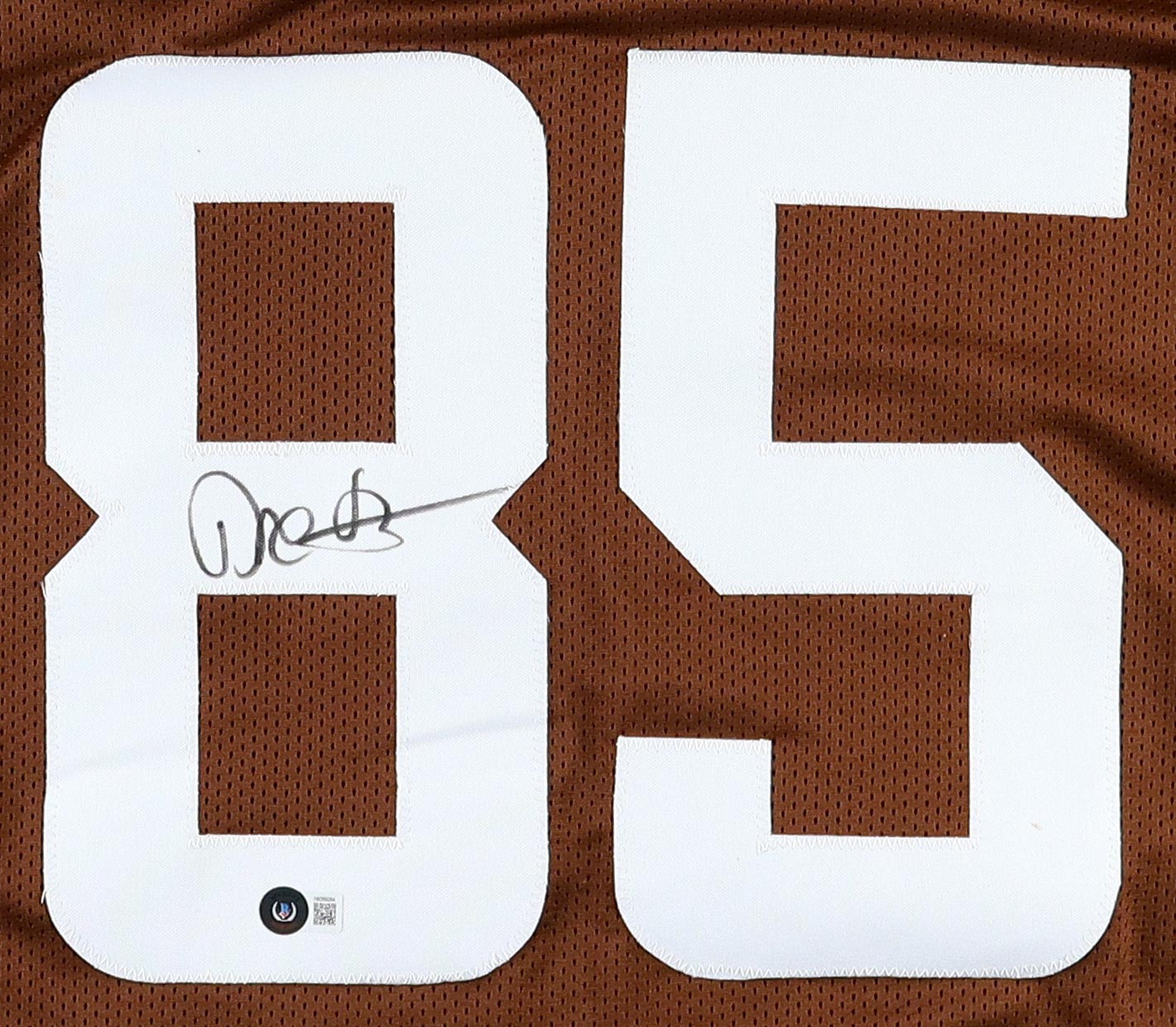 David Njoku Signed Jersey (Beckett) at PristineAuction.com David Njoku Signed Jersey (Beckett) at PristineAuction.com