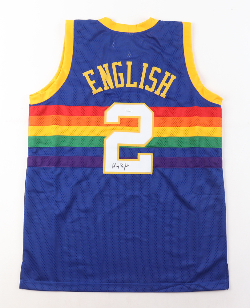 Alex English Signed Jersey (JSA) at PristineAuction.com Alex English Signed Jersey (JSA) at PristineAuction.com