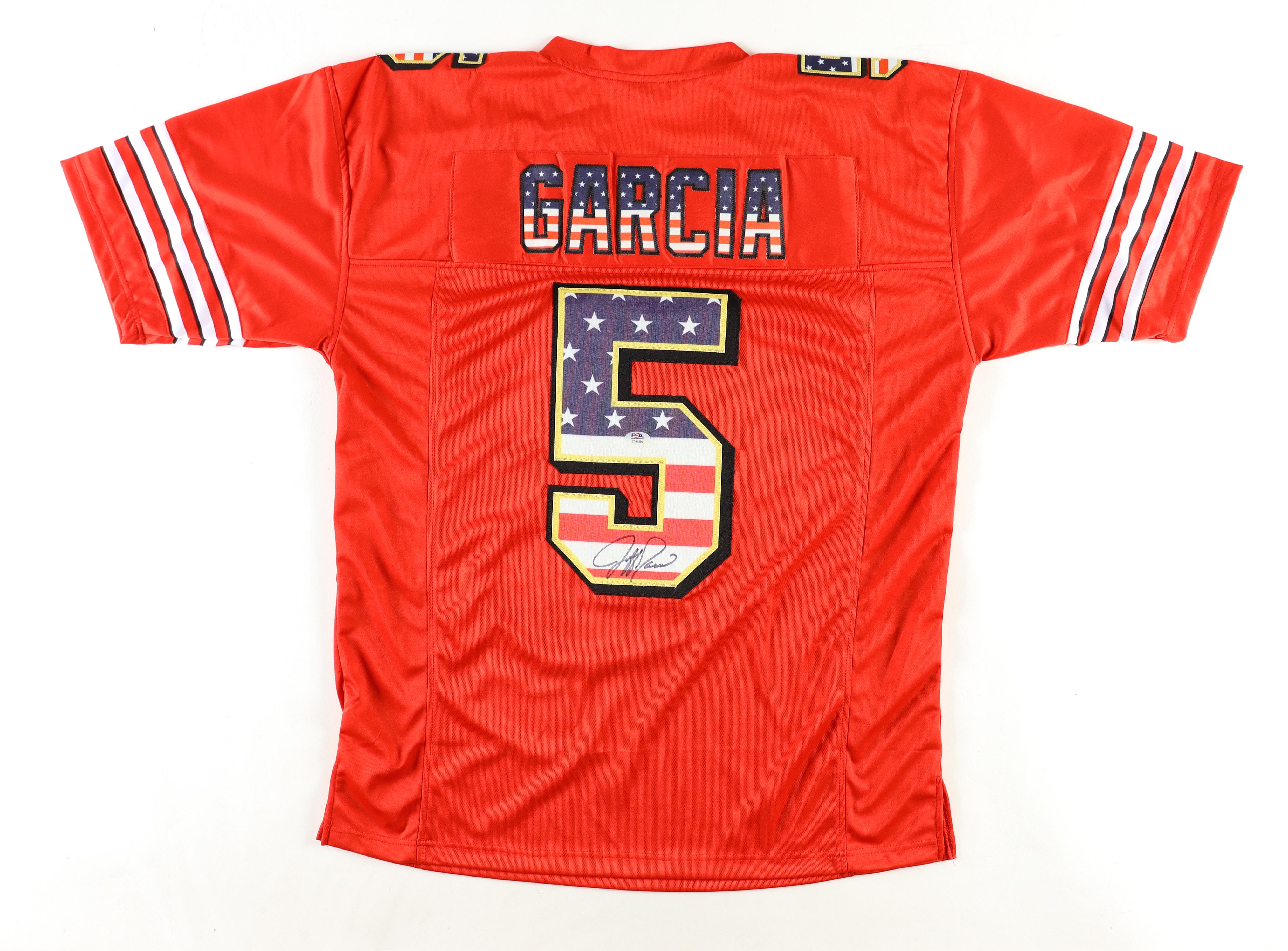Jeff Garcia Signed Jersey (PSA) at PristineAuction.com Jeff Garcia Signed Jersey (PSA) at PristineAuction.com