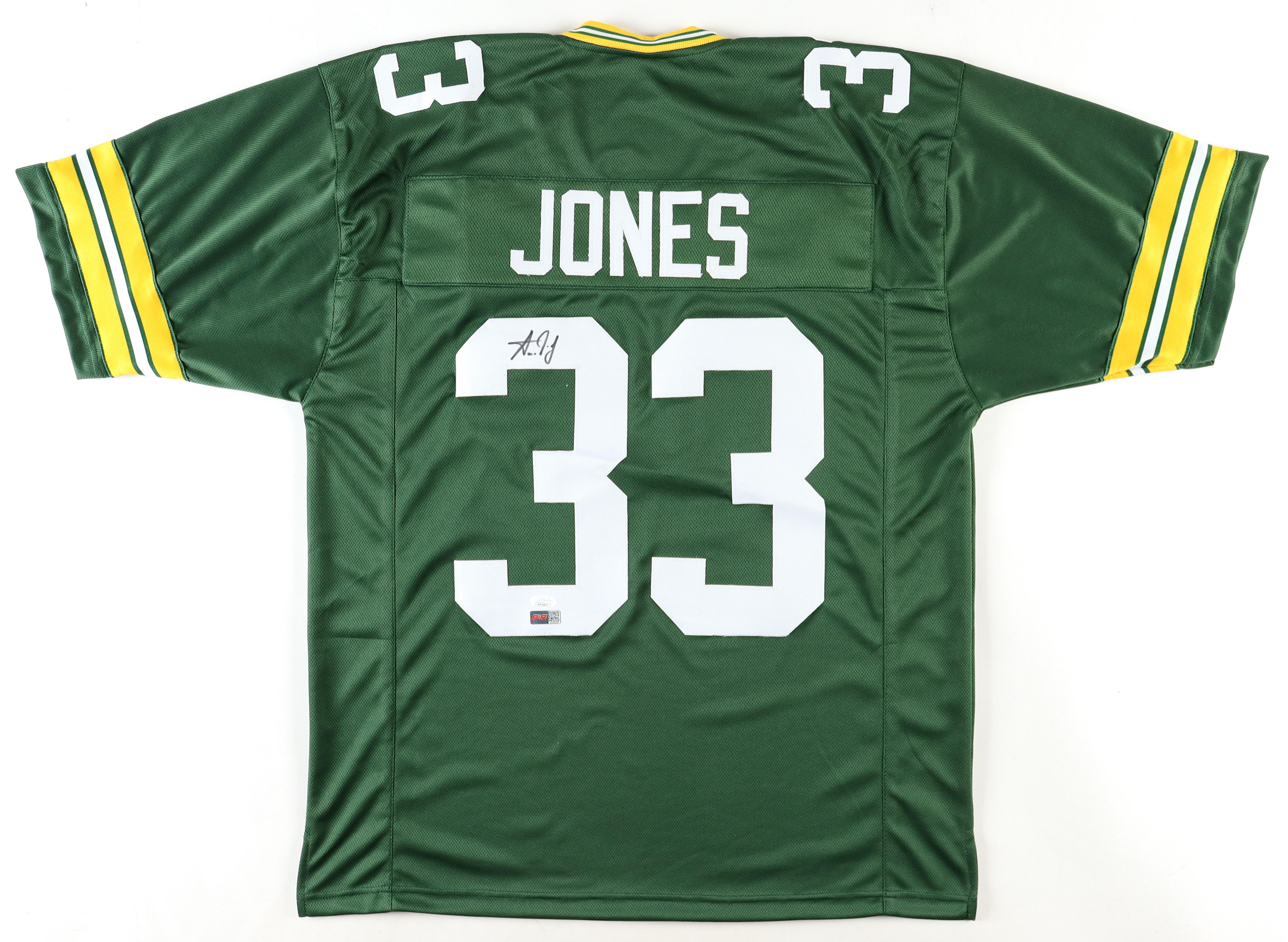 Aaron Jones Signed Jersey (JSA) at PristineAuction.com Aaron Jones Signed Jersey (JSA) at PristineAuction.com