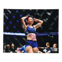 "Thug" Rose Namajunas Signed UFC 8x10 Photo (Beckett) at PristineAuction.com