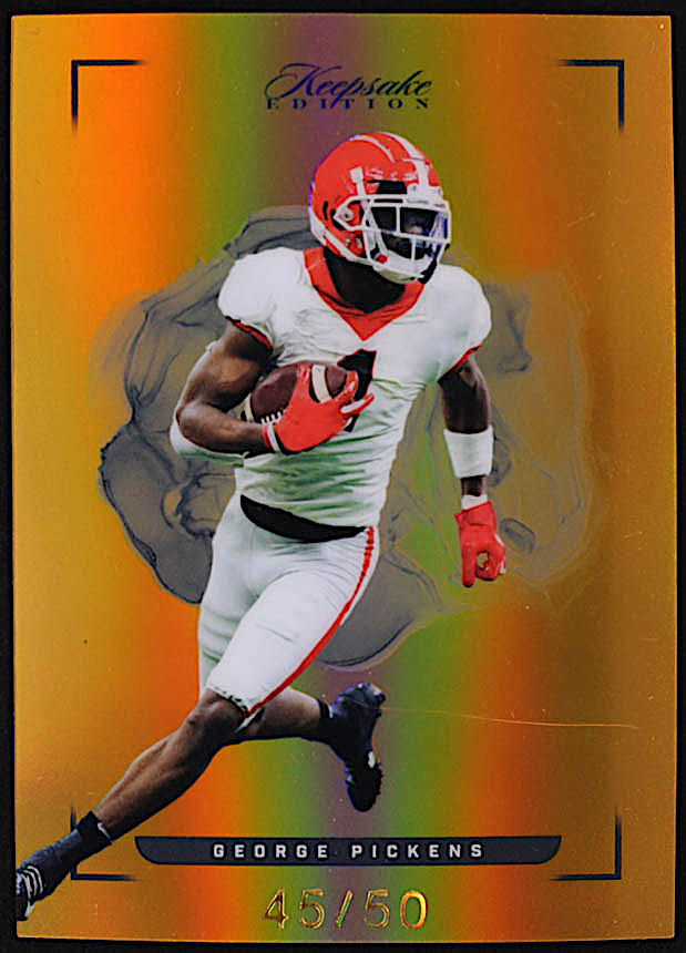 George Pickens 2022 Super Keepsake Edition #23 RC #45/50 at PristineAuction.com George Pickens 2022 Super Keepsake Edition #23 RC #45/50 at PristineAuction.com