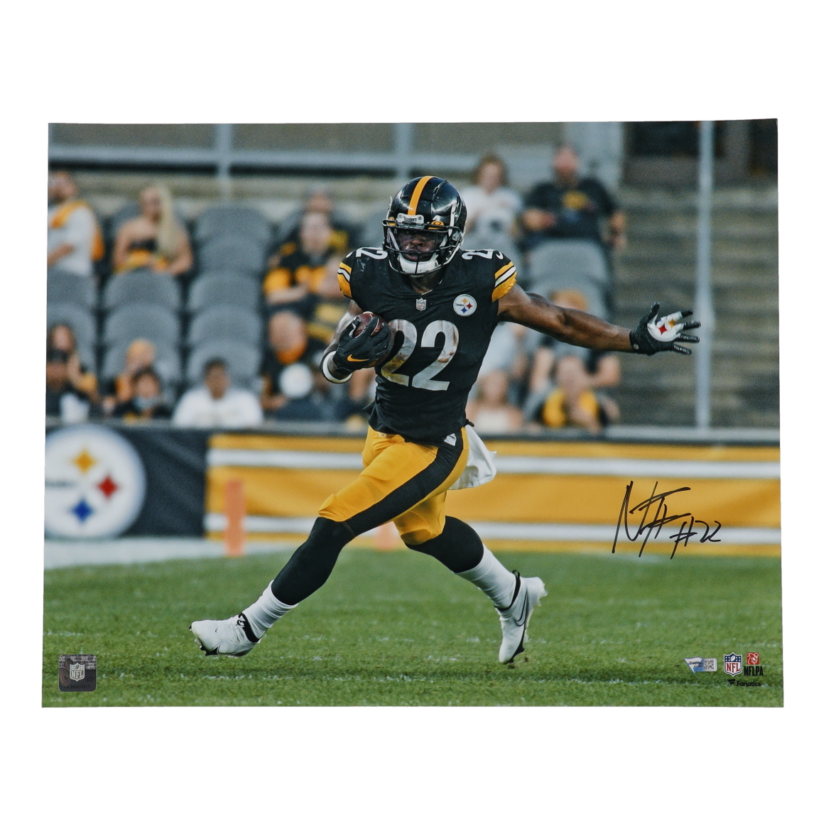 Najee Harris Signed Steelers 16x20 Photo (Fanatics) at PristineAuction.com Najee Harris Signed Steelers 16x20 Photo (Fanatics) at PristineAuction.com