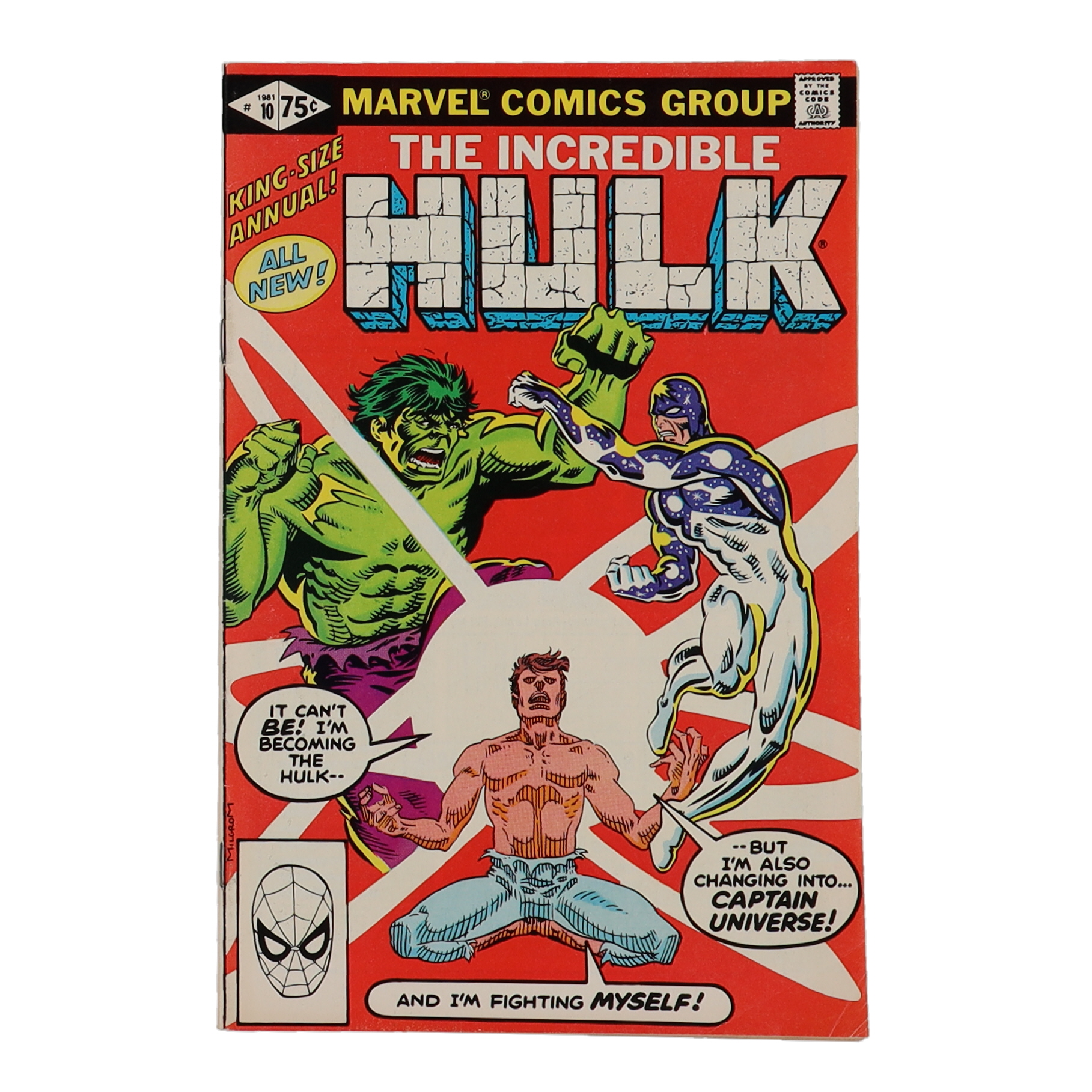 1981 "The Incredible Hulk" Issue #10B Marvel Comic Book at PristineAuction.com 1981 "The Incredible Hulk" Issue #10B Marvel Comic Book at PristineAuction.com