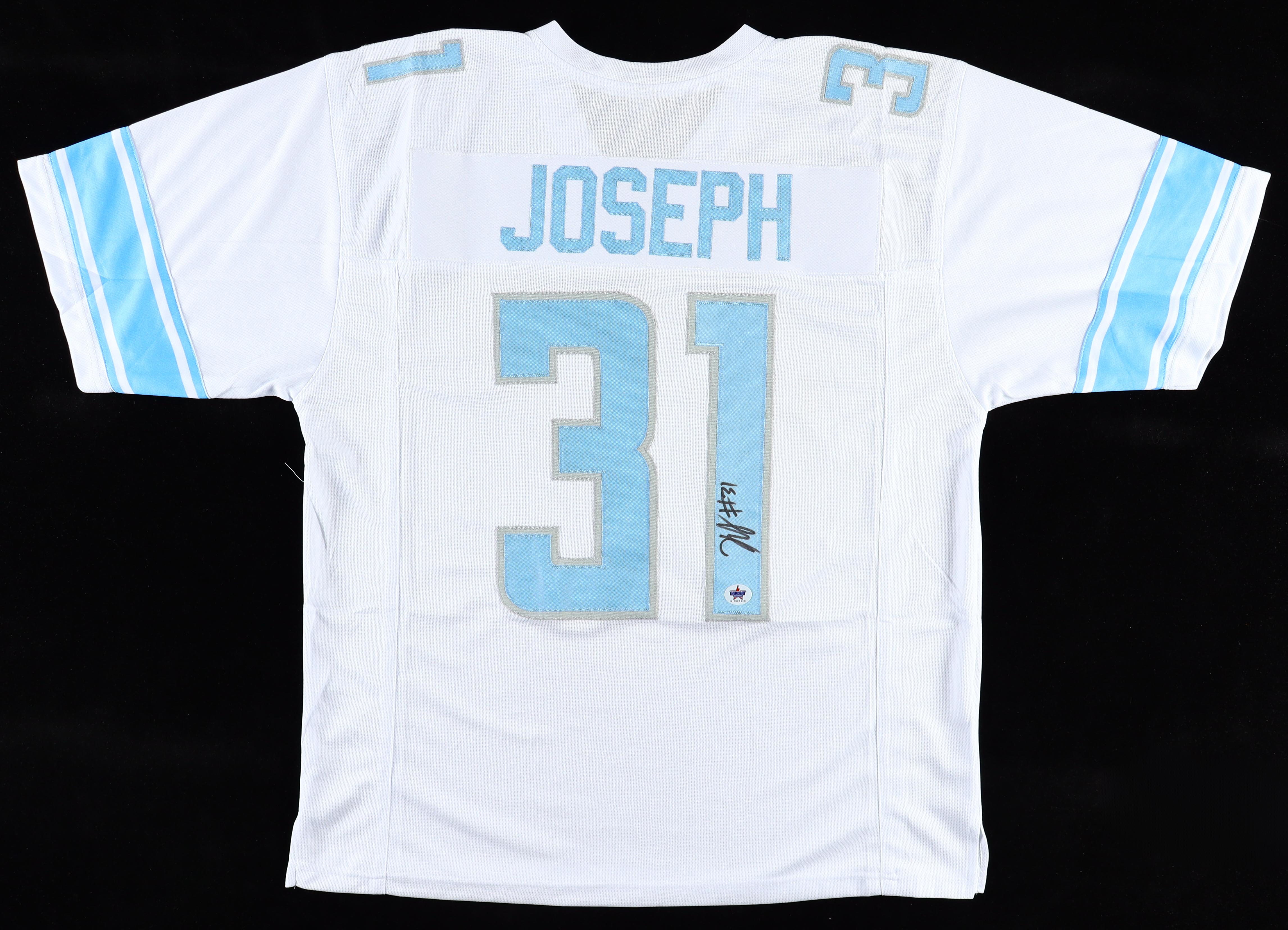 Kerby Joseph Signed Jersey (Gameday) at PristineAuction.com Kerby Joseph Signed Jersey (Gameday) at PristineAuction.com