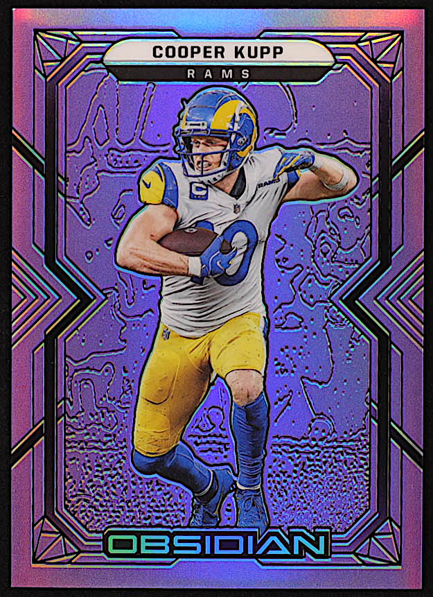 Cooper Kupp 2022 Panini Obsidian Electric Etch Purple Flood #50 #11/16 at PristineAuction.com Cooper Kupp 2022 Panini Obsidian Electric Etch Purple Flood #50 #11/16 at PristineAuction.com