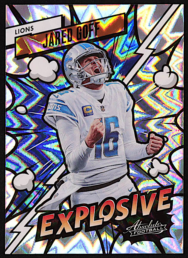 Jared Goff 2023 Absolute Explosive #3 at PristineAuction.com Jared Goff 2023 Absolute Explosive #3 at PristineAuction.com