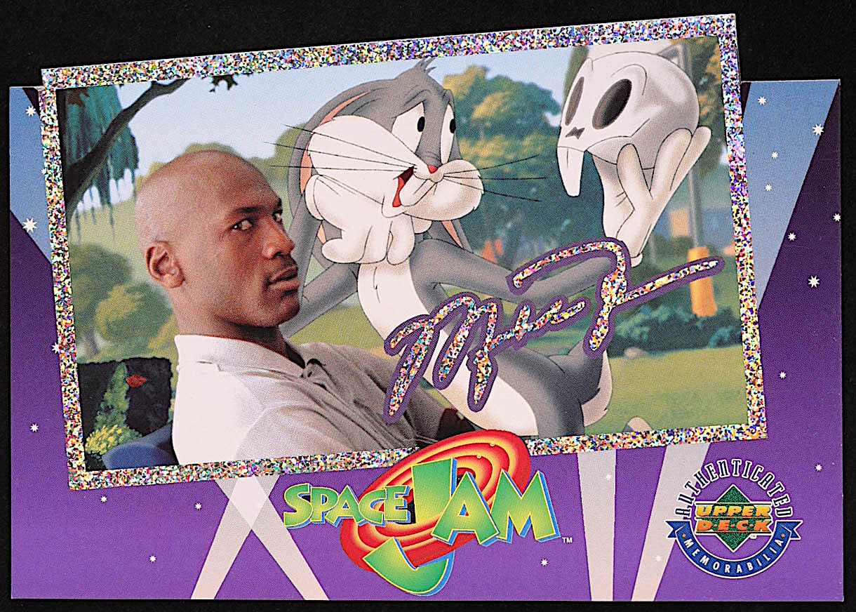 1996 Space Jam w/Bugs 1995-98 UDA Michael Jordan Commemorative Cards #SJ2 #3207/5000 at PristineAuction.com 1996 Space Jam w/Bugs 1995-98 UDA Michael Jordan Commemorative Cards #SJ2 #3207/5000 at PristineAuction.com