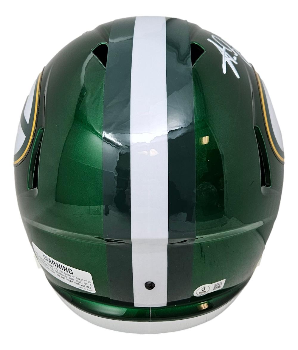 Aaron Jones Signed Packers Full-Size Flash Alternate Speed Helmet (Beckett) at PristineAuction.com Aaron Jones Signed Packers Full-Size Flash Alternate Speed Helmet (Beckett) at PristineAuction.com