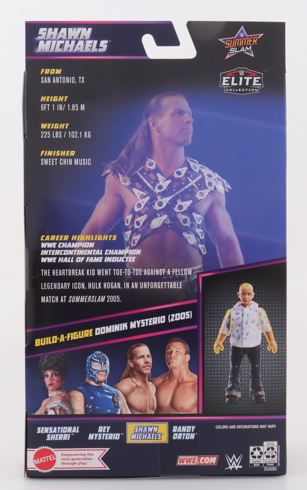 Shawn Michaels Signed WWE Elite Collection Action Figure Inscribed "HBK" (Beckett) at PristineAuction.com Shawn Michaels Signed WWE Elite Collection Action Figure Inscribed "HBK" (Beckett) at PristineAuction.com