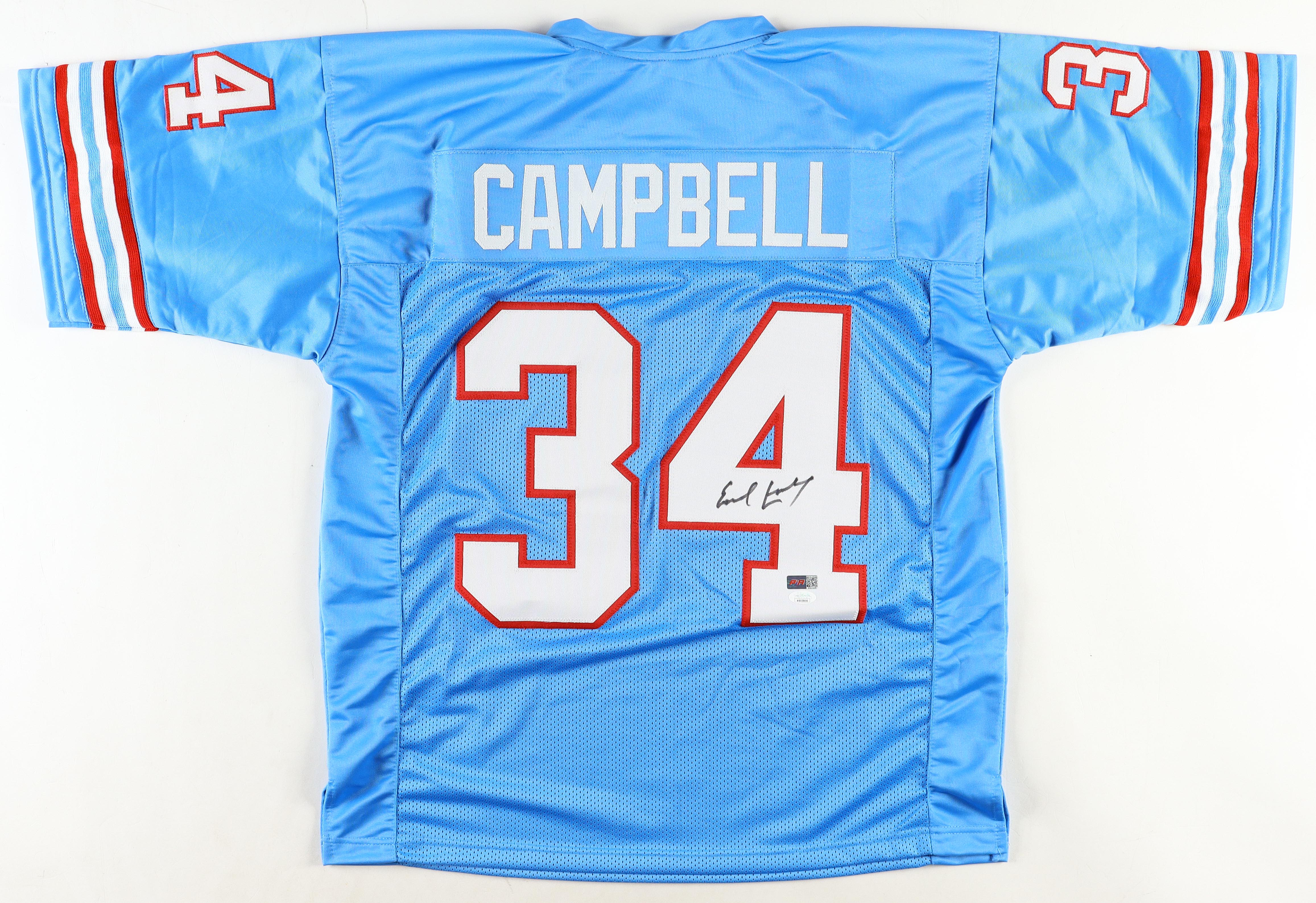 Earl Campbell Signed Jersey (JSA) at PristineAuction.com Earl Campbell Signed Jersey (JSA) at PristineAuction.com