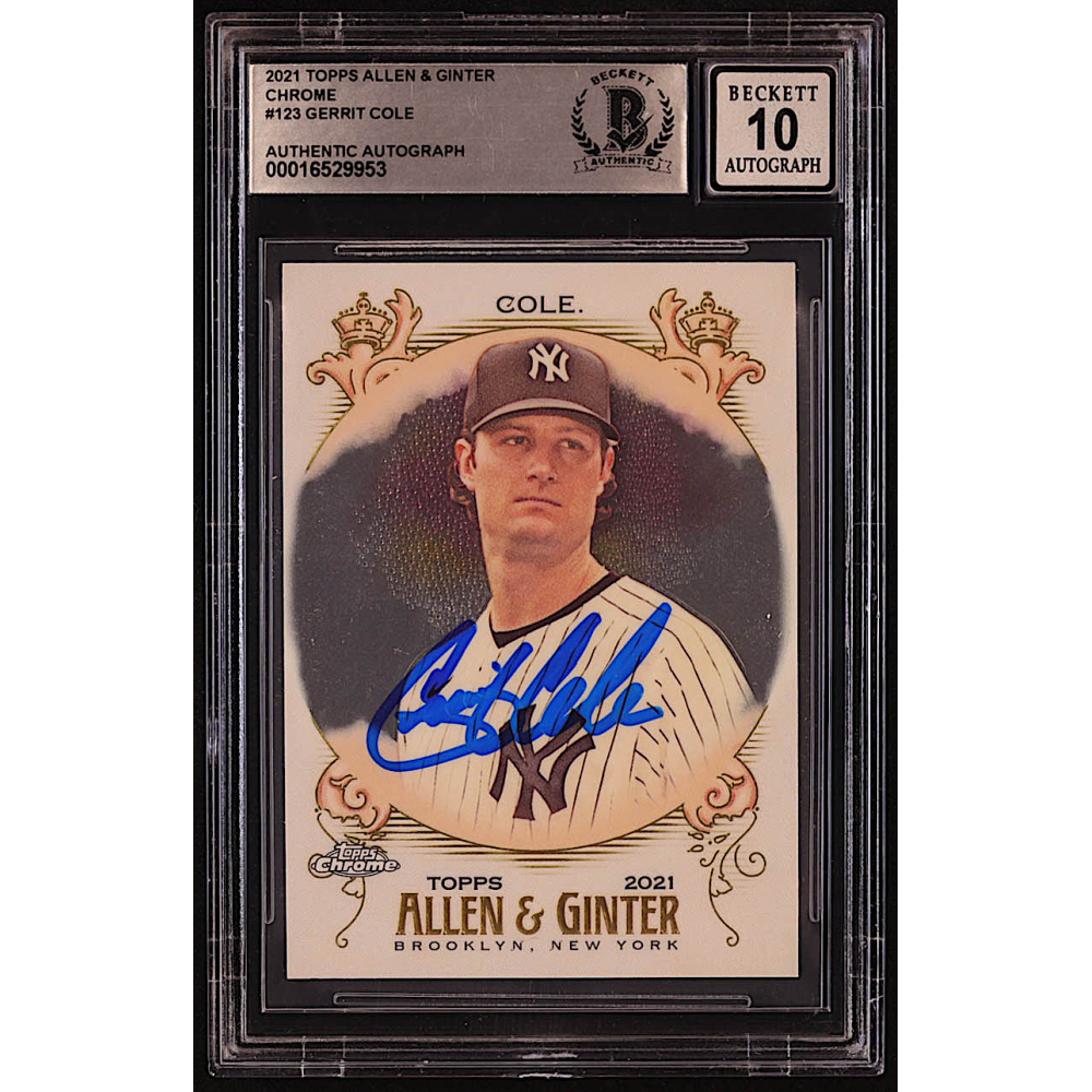 PSA10】2021 Topps Allen & Ginter Chrome #CPJ Cal Ripken Jr. Auto