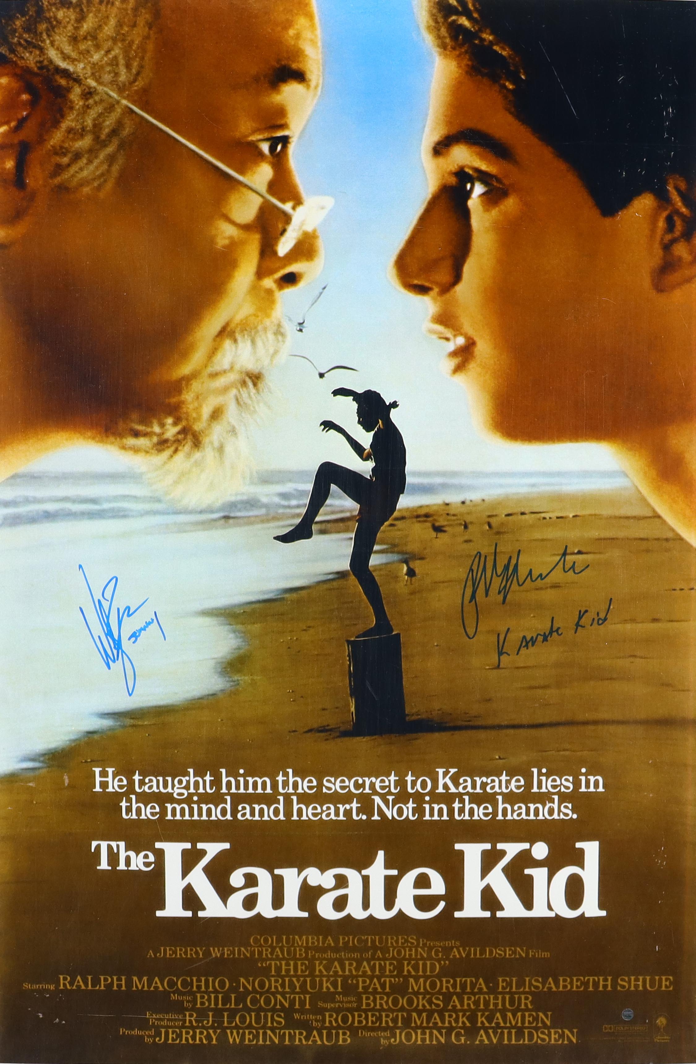 Ralph Macchio & William Zabka Signed "The Karate Kid" 24x36 Movie Poster Inscribed "Karate Kid" & Johnny" (Steiner) at PristineAuction.com Ralph Macchio & William Zabka Signed "The Karate Kid" 24x36 Movie Poster Inscribed "Karate Kid" & Johnny" (Steiner) at PristineAuction.com