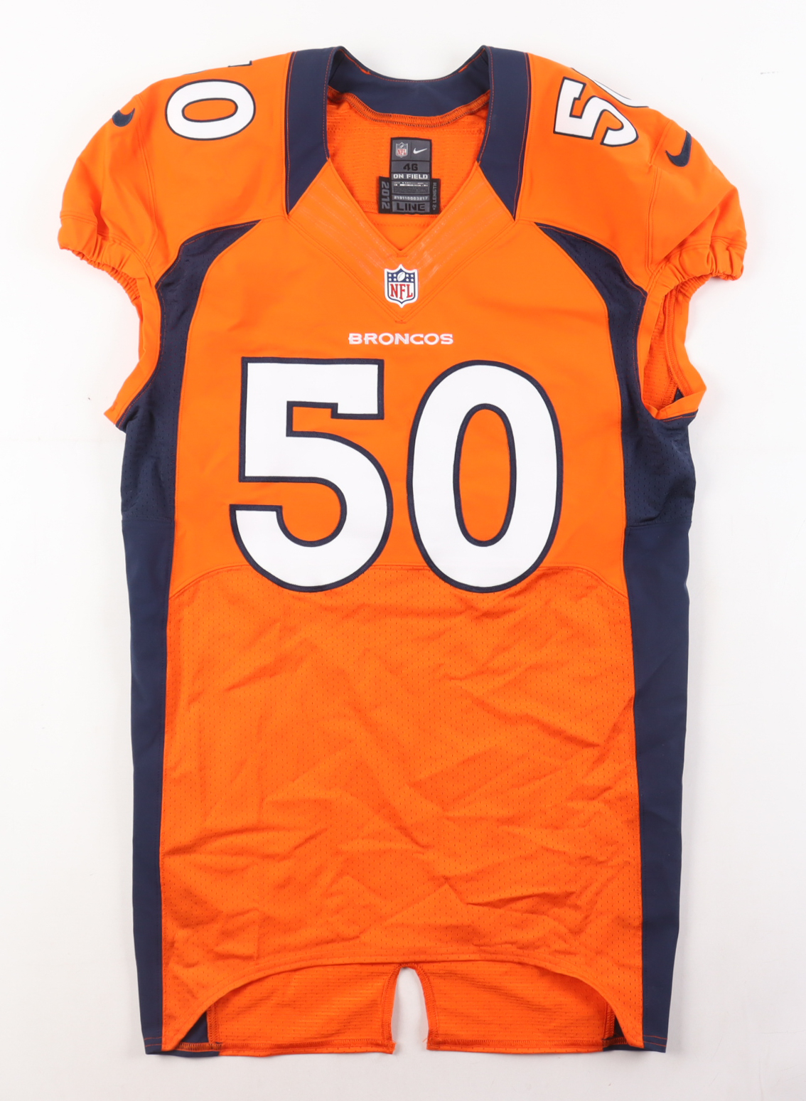 J. D. Walton Game-Worn Broncos Jersey (MEARS) at PristineAuction.com J. D. Walton Game-Worn Broncos Jersey (MEARS) at PristineAuction.com