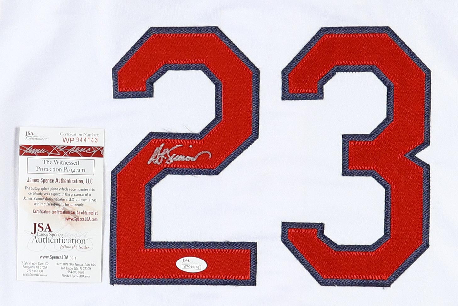 Ted Simmons Signed Jersey (JSA) at PristineAuction.com Ted Simmons Signed Jersey (JSA) at PristineAuction.com