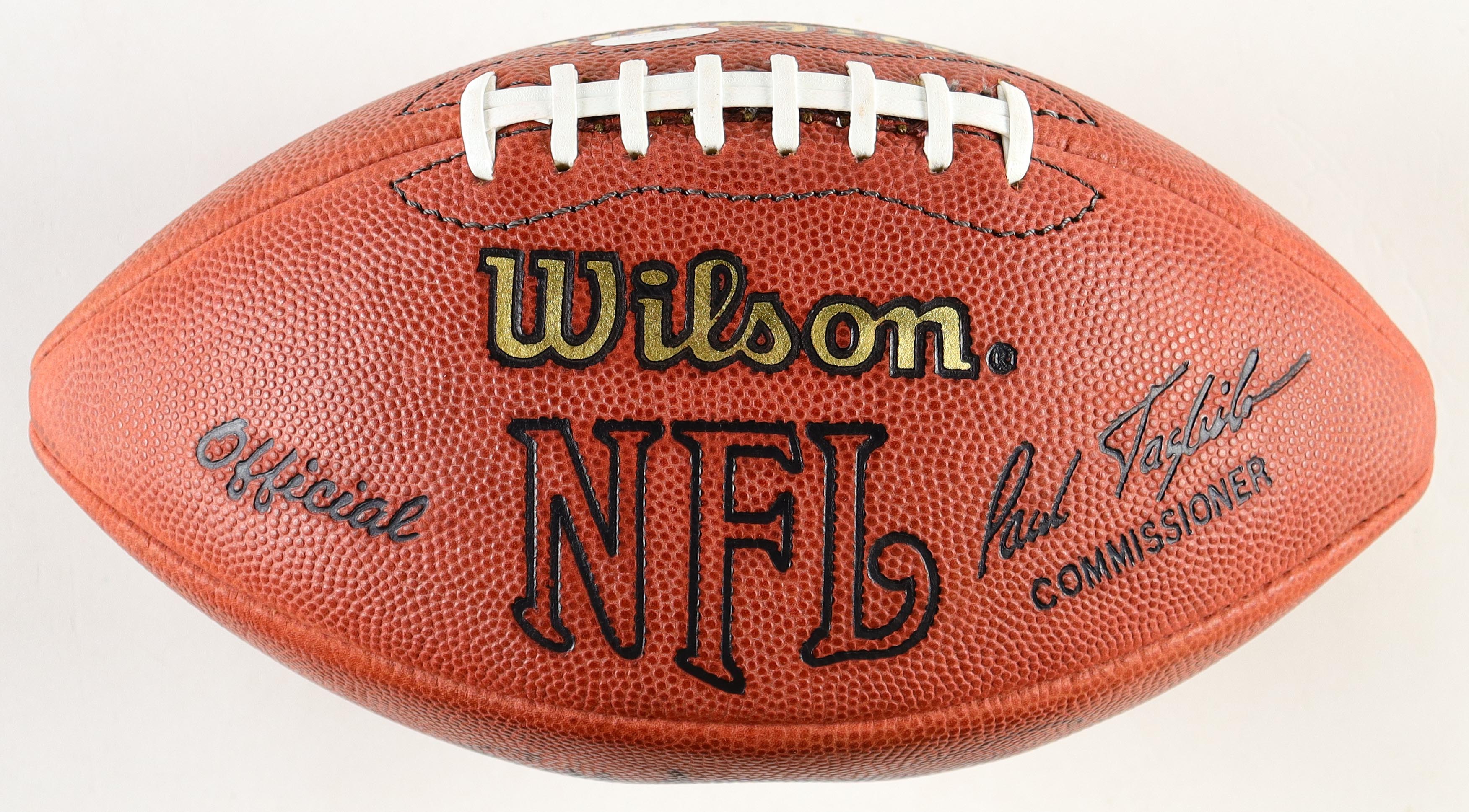 Brett Favre Signed Official NFL Official Game Ball Football With Acrylic Display Case (JSA) at PristineAuction.com Brett Favre Signed Official NFL Official Game Ball Football With Acrylic Display Case (JSA) at PristineAuction.com