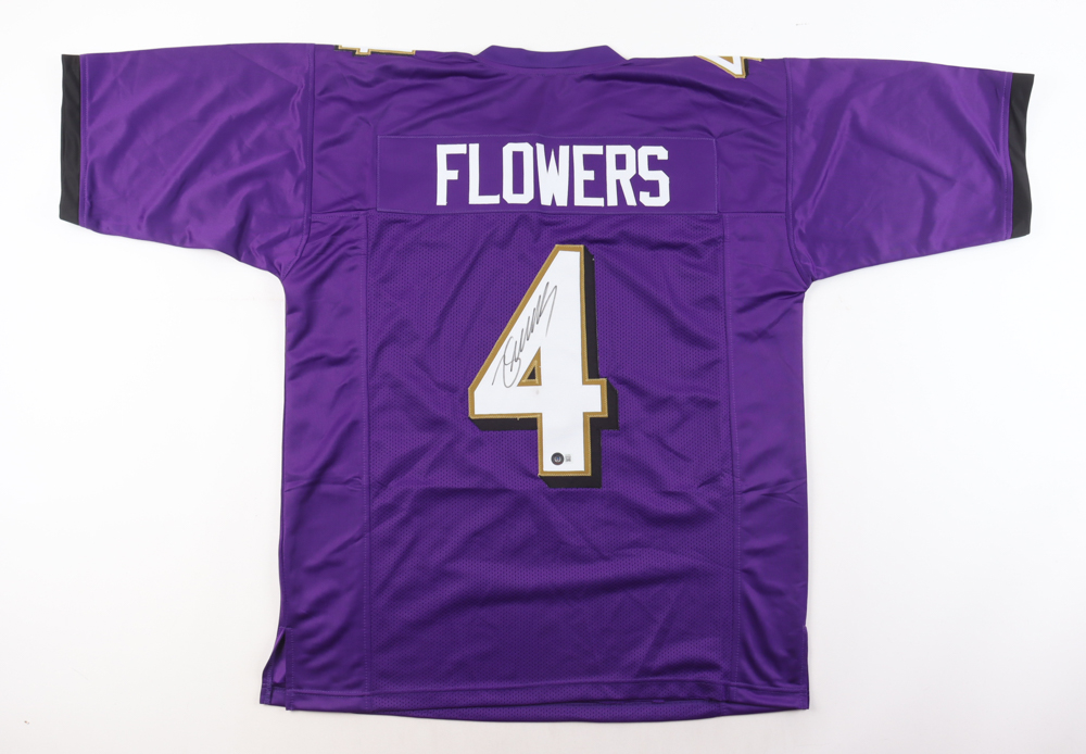 Zay Flowers Signed Jersey (Beckett) at PristineAuction.com Zay Flowers Signed Jersey (Beckett) at PristineAuction.com