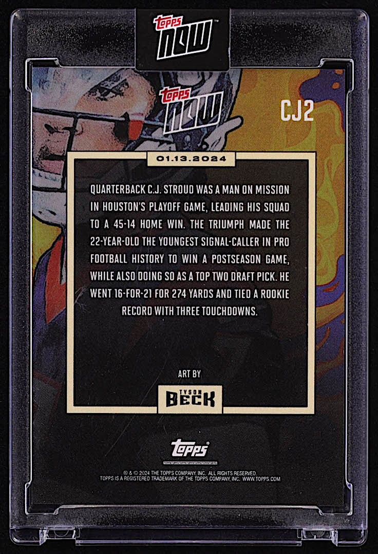 CJ Stroud 2023 Topps Now #CJ2 RC at PristineAuction.com CJ Stroud 2023 Topps Now #CJ2 RC at PristineAuction.com
