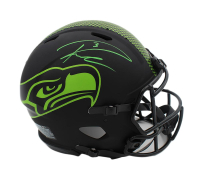 Russell Wilson Signed Seahawks Full-Size Authentic On-Field Eclipse Alternate Speed Helmet (Fanatics) at PristineAuction.com