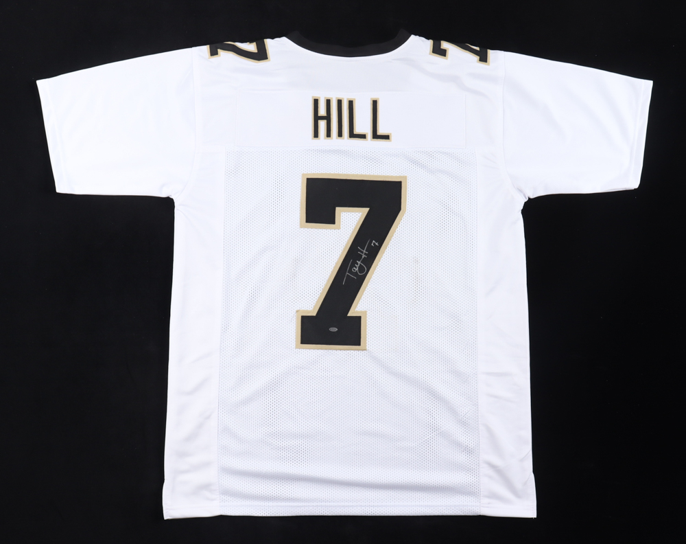 Taysom Hill Signed Jersey (OkAuthentics) at PristineAuction.com Taysom Hill Signed Jersey (OkAuthentics) at PristineAuction.com