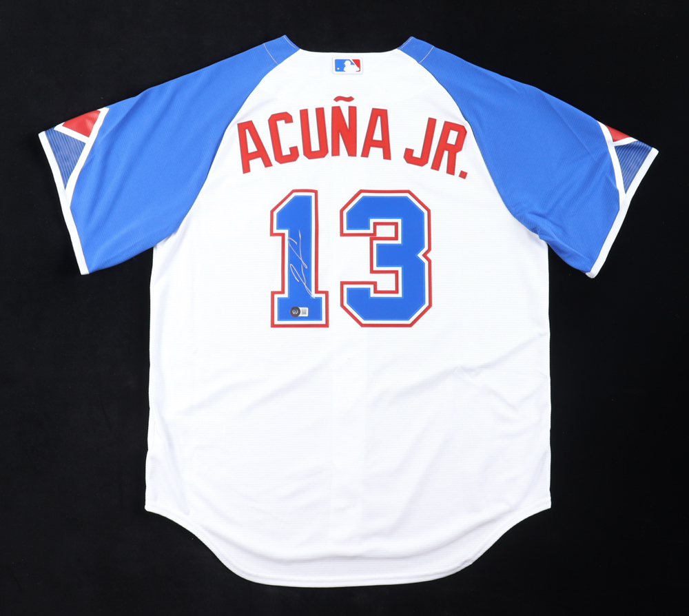 Ronald Acuna Jr. Signed Braves Jersey (Beckett) at PristineAuction.com Ronald Acuna Jr. Signed Braves Jersey (Beckett) at PristineAuction.com