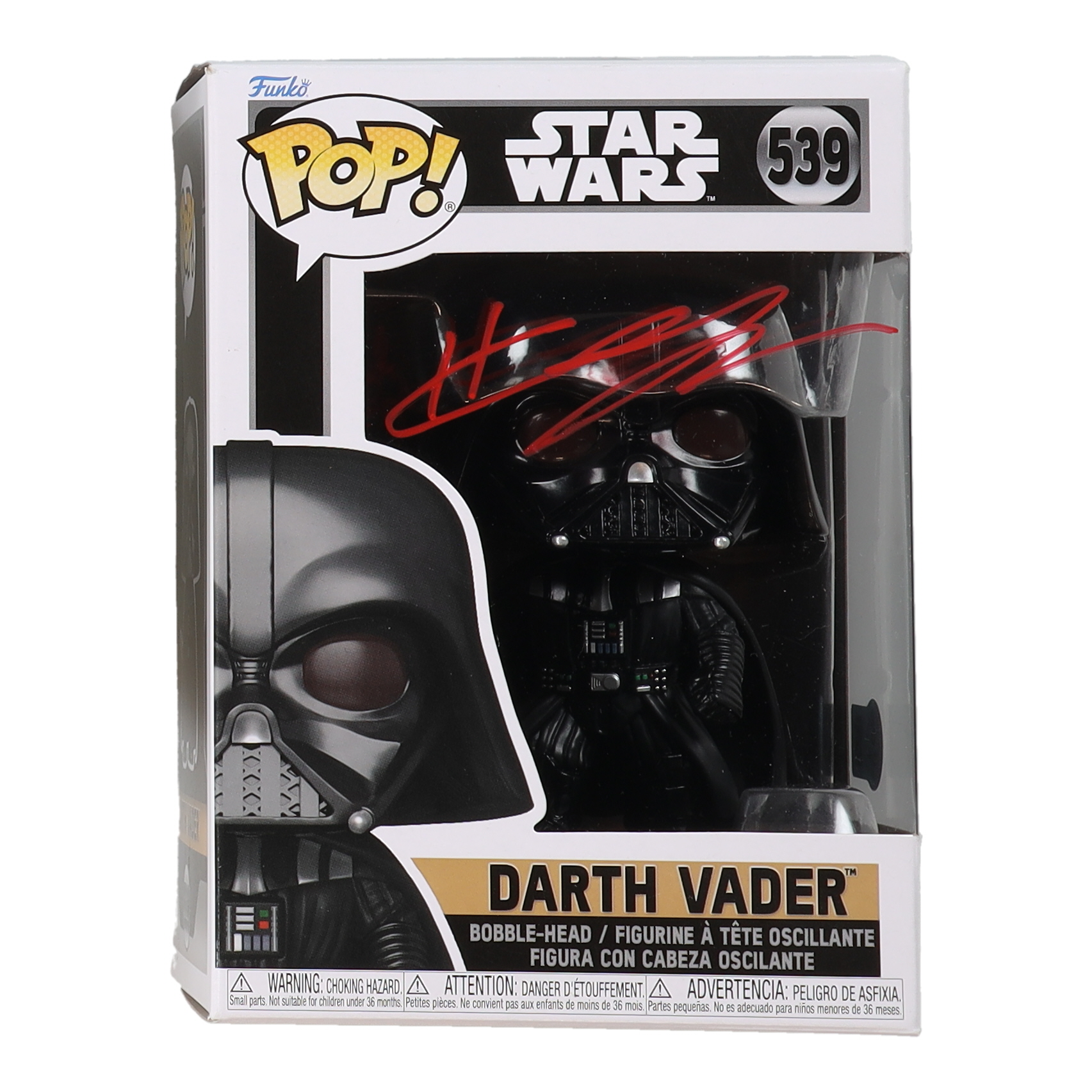 Hayden Christensen Signed "Star Wars" #539 Darth Vader Funko Pop! Vinyl Figure (Beckett) at PristineAuction.com Hayden Christensen Signed "Star Wars" #539 Darth Vader Funko Pop! Vinyl Figure (Beckett) at PristineAuction.com