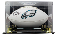 Brian Dawkins Signed Philadelphia Eagles Logo Football with Display Case (JSA) at PristineAuction.com