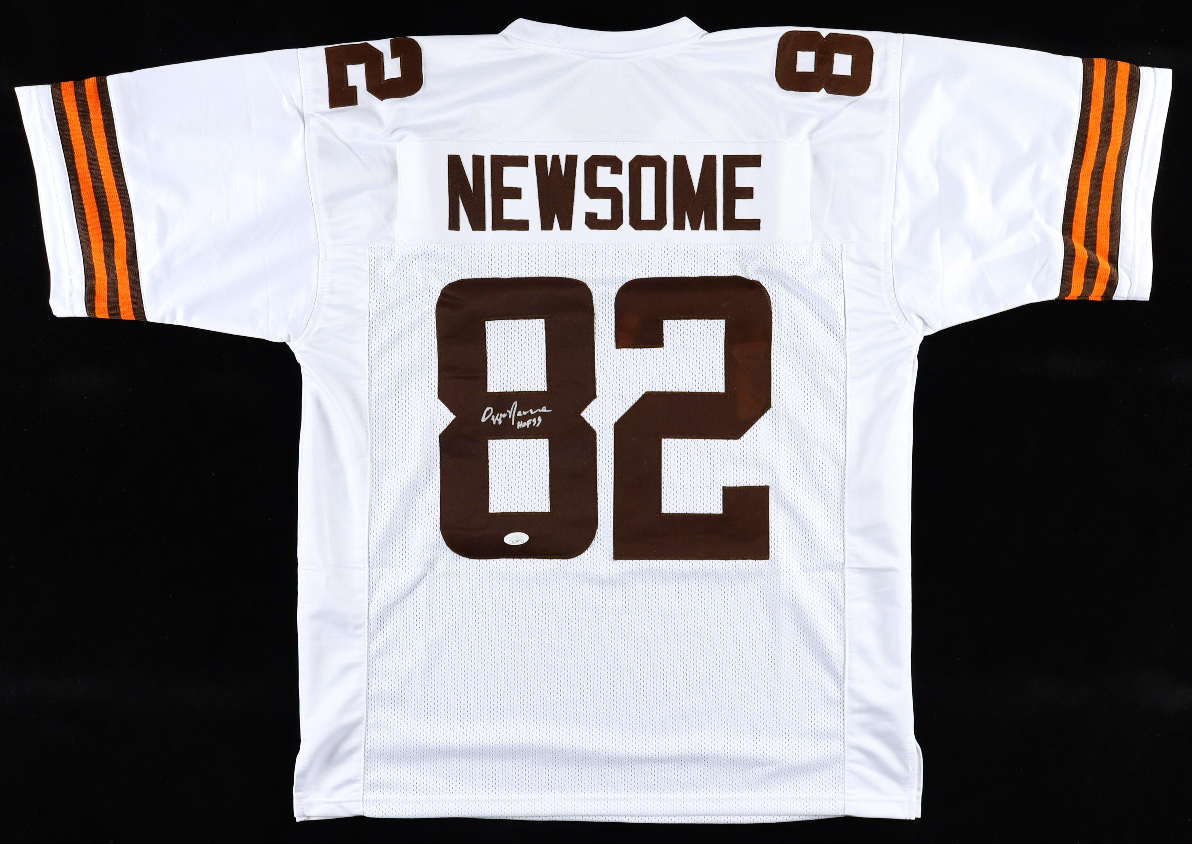 Ozzie Newsome Signed Jersey Inscribed "HOF 99" (JSA) at PristineAuction.com Ozzie Newsome Signed Jersey Inscribed "HOF 99" (JSA) at PristineAuction.com
