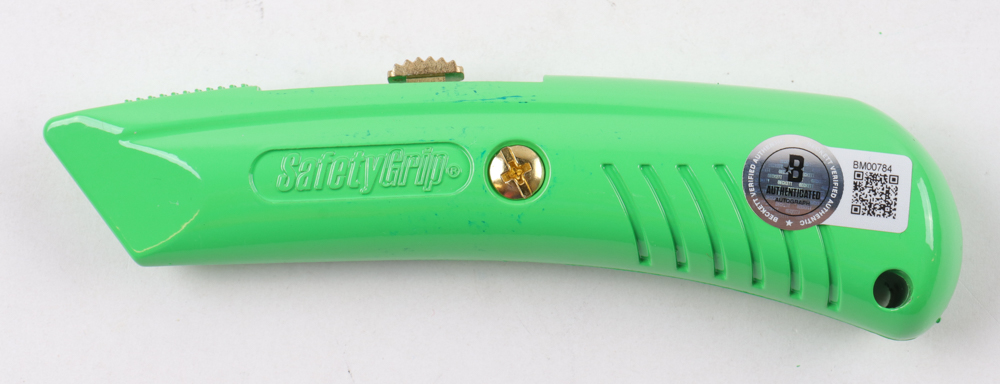 Giancarlo Esposito Signed "Breaking Bad" Box Cutter Inscribed "Gus" (Beckett) at PristineAuction.com Giancarlo Esposito Signed "Breaking Bad" Box Cutter Inscribed "Gus" (Beckett) at PristineAuction.com