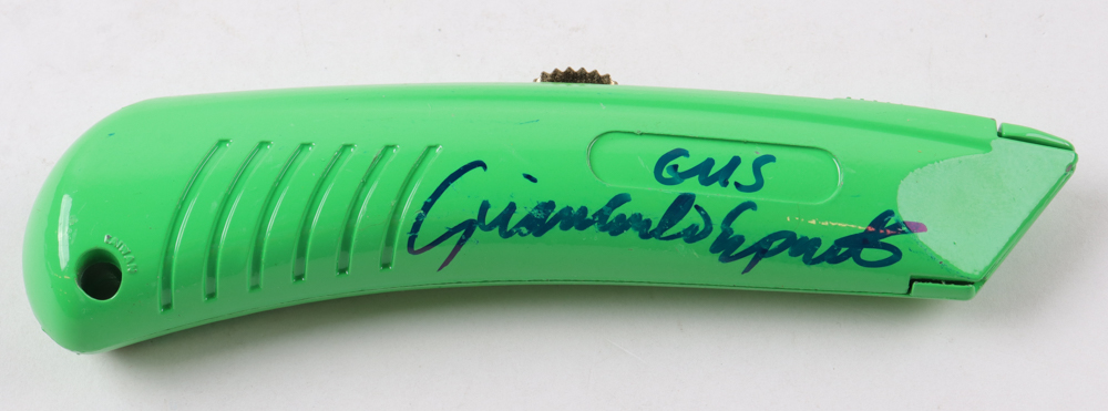 Giancarlo Esposito Signed "Breaking Bad" Box Cutter Inscribed "Gus" (Beckett) at PristineAuction.com Giancarlo Esposito Signed "Breaking Bad" Box Cutter Inscribed "Gus" (Beckett) at PristineAuction.com