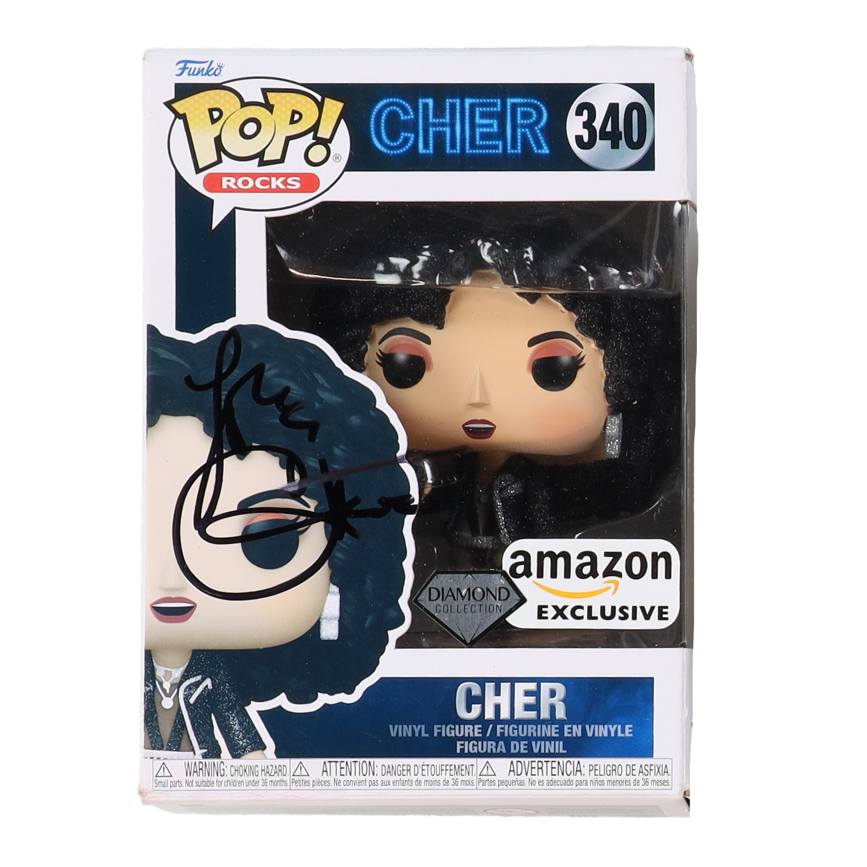 Cher Signed "Cher" #340 Cher Funko Pop! Vinyl Figure (ACOA) at PristineAuction.com Cher Signed "Cher" #340 Cher Funko Pop! Vinyl Figure (ACOA) at PristineAuction.com