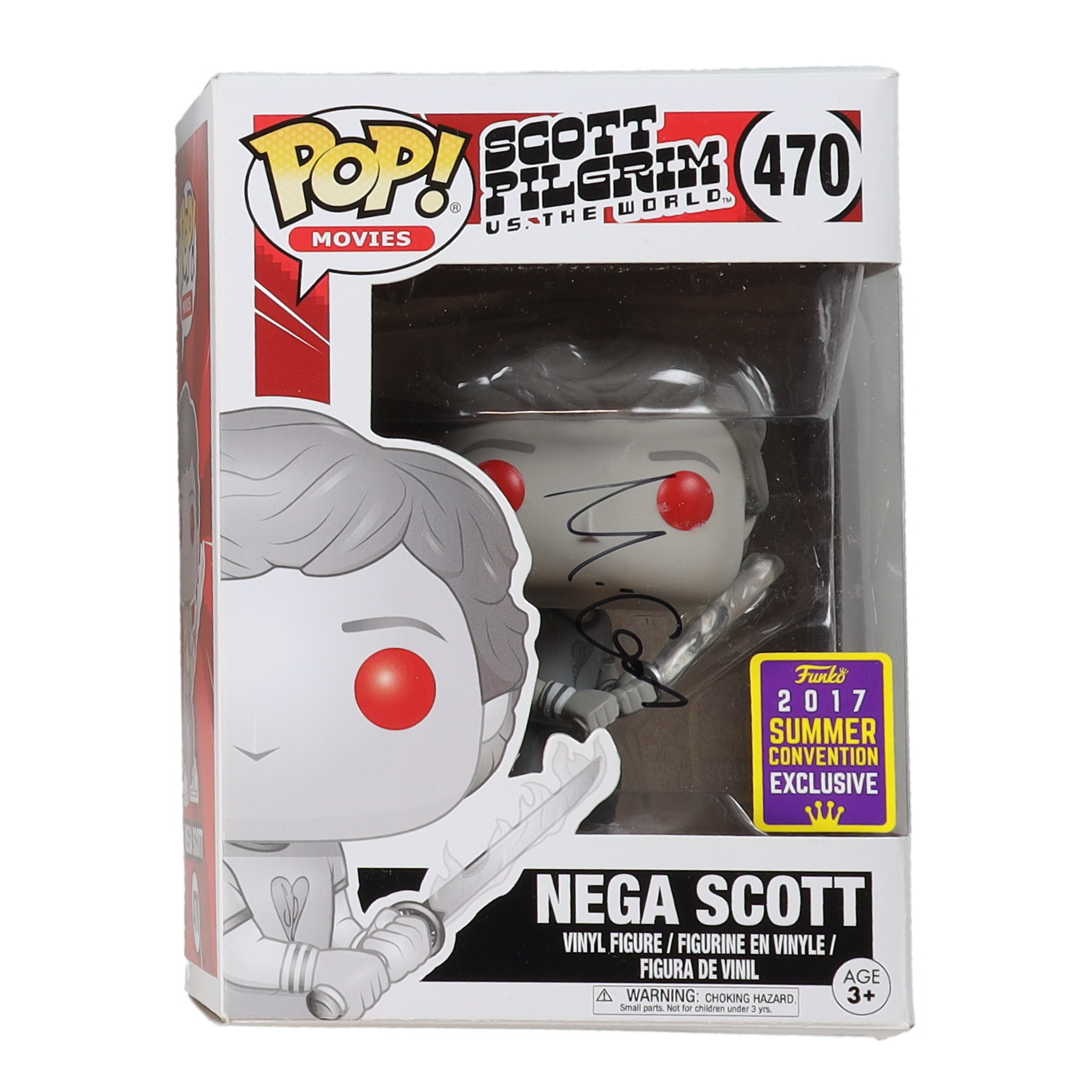 Michael Cera Signed "Scott Pilgrim vs. The World" #470 Nega Scott Funko Pop! Vinyl Figure (ACOA) at PristineAuction.com Michael Cera Signed "Scott Pilgrim vs. The World" #470 Nega Scott Funko Pop! Vinyl Figure (ACOA) at PristineAuction.com