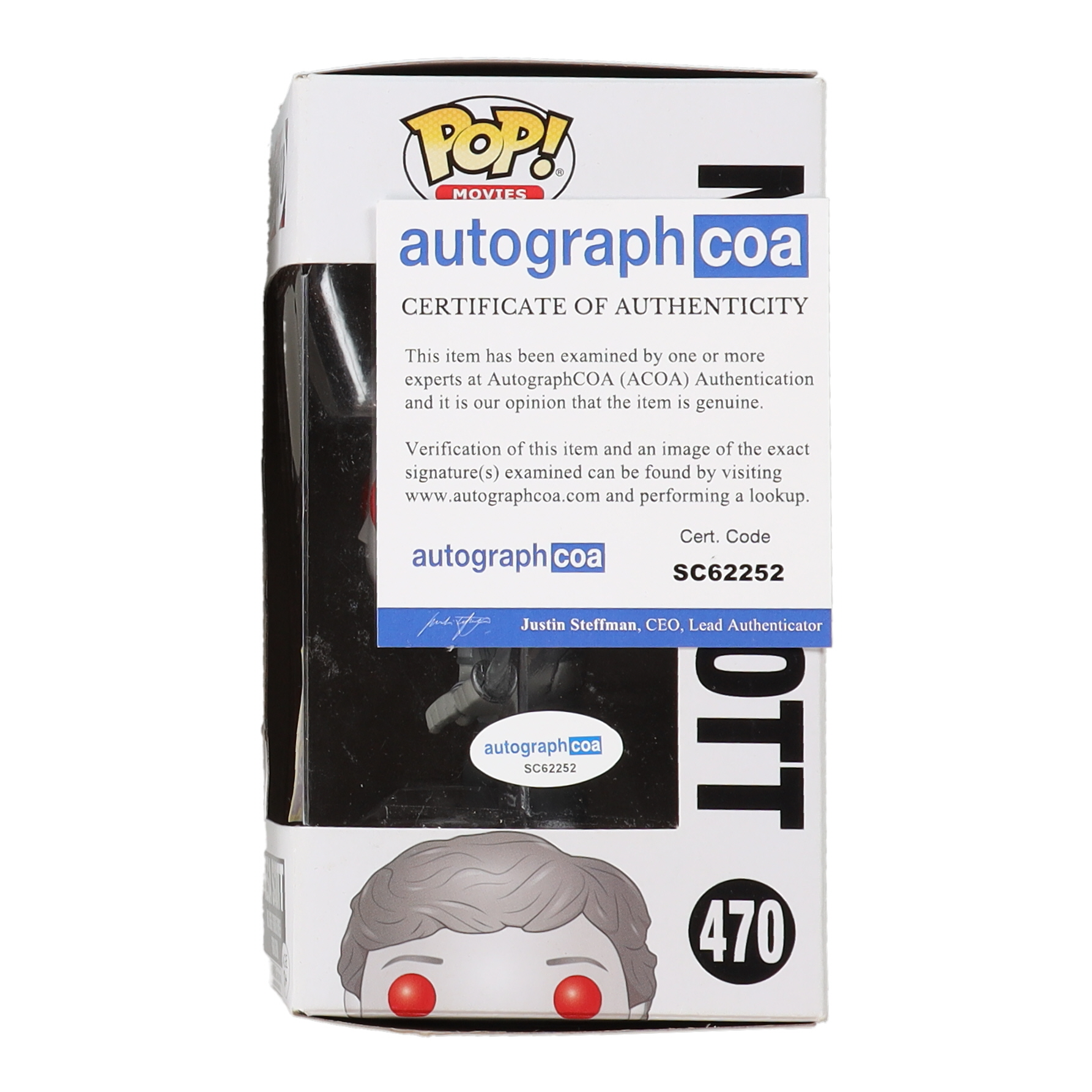 Michael Cera Signed "Scott Pilgrim vs. The World" #470 Nega Scott Funko Pop! Vinyl Figure (ACOA) at PristineAuction.com Michael Cera Signed "Scott Pilgrim vs. The World" #470 Nega Scott Funko Pop! Vinyl Figure (ACOA) at PristineAuction.com