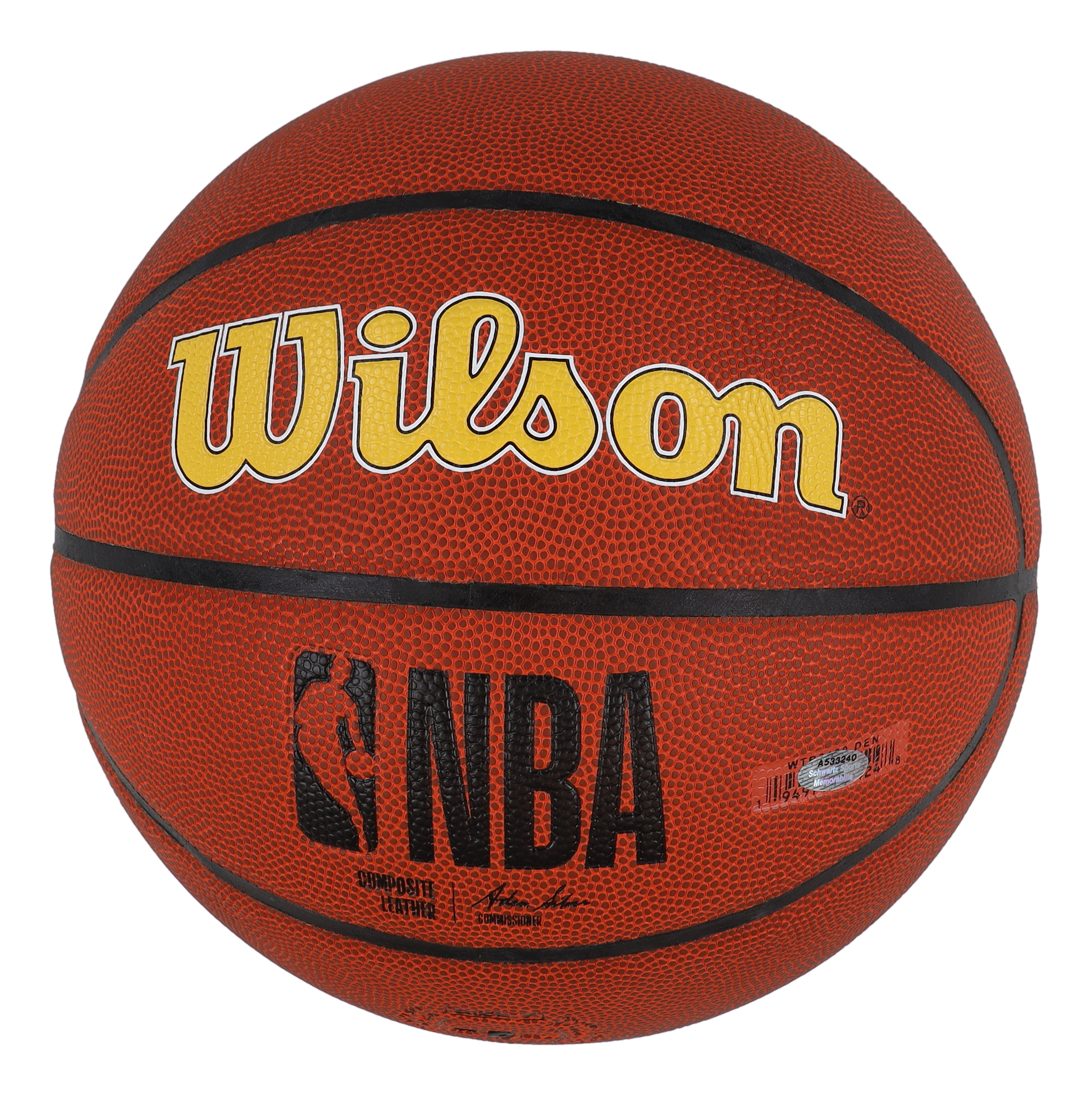 Alex English Signed Nuggets Logo Basketball Inscribed "HOF 97" (Schwartz) at PristineAuction.com Alex English Signed Nuggets Logo Basketball Inscribed "HOF 97" (Schwartz) at PristineAuction.com