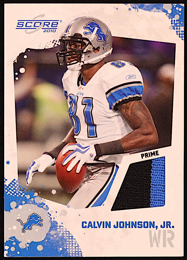 Calvin Johnson 2010 Score Retail Factory Set Jerseys #15 at PristineAuction.com Calvin Johnson 2010 Score Retail Factory Set Jerseys #15 at PristineAuction.com
