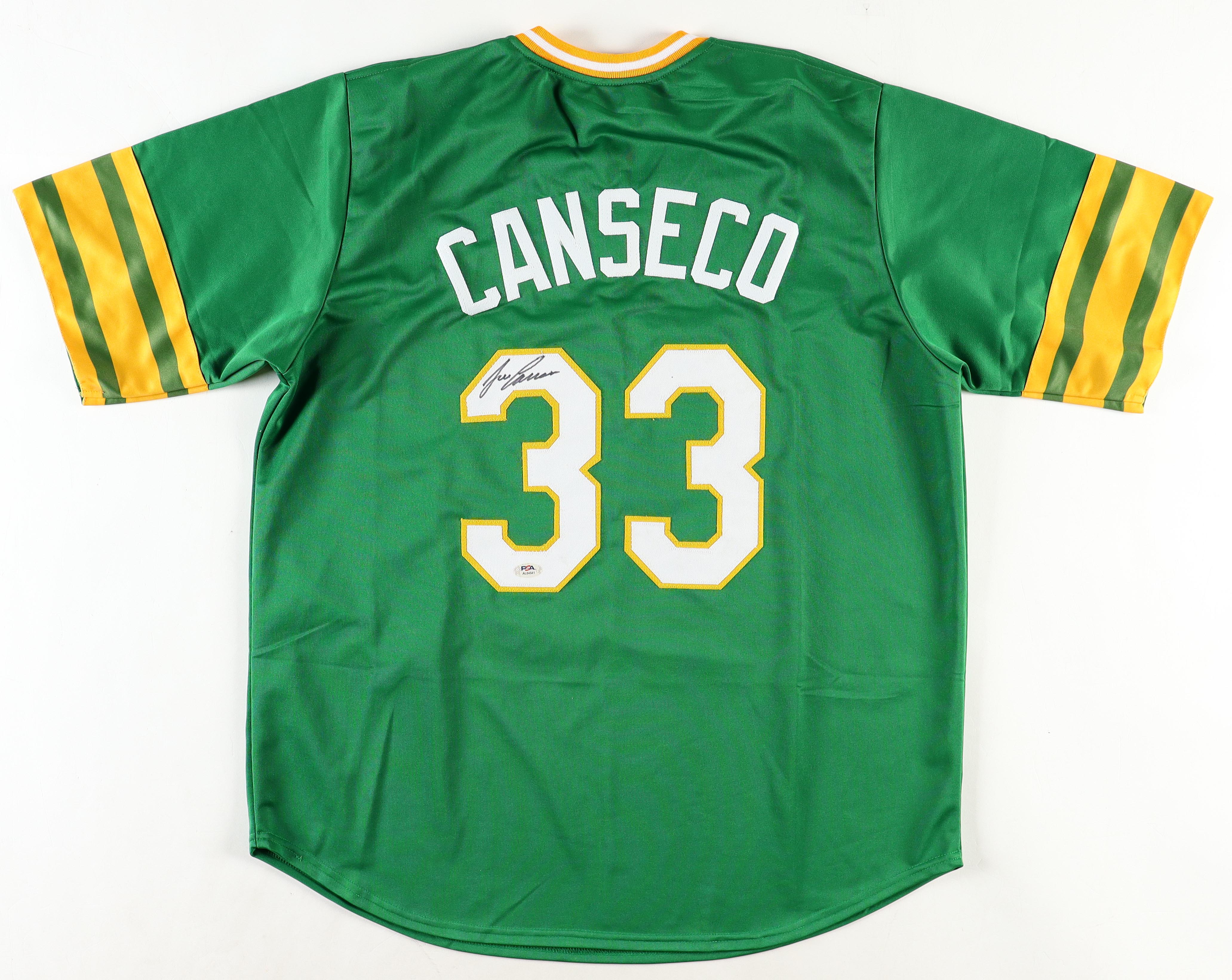 Jose Canseco Signed Jersey (PSA) at PristineAuction.com Jose Canseco Signed Jersey (PSA) at PristineAuction.com