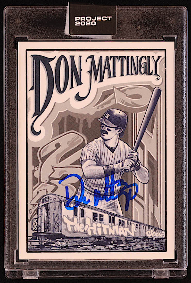 Don Mattingly Signed 2020 Topps Project 2020 #95 Mister Cartoon (Beckett) at PristineAuction.com Don Mattingly Signed 2020 Topps Project 2020 #95 Mister Cartoon (Beckett) at PristineAuction.com
