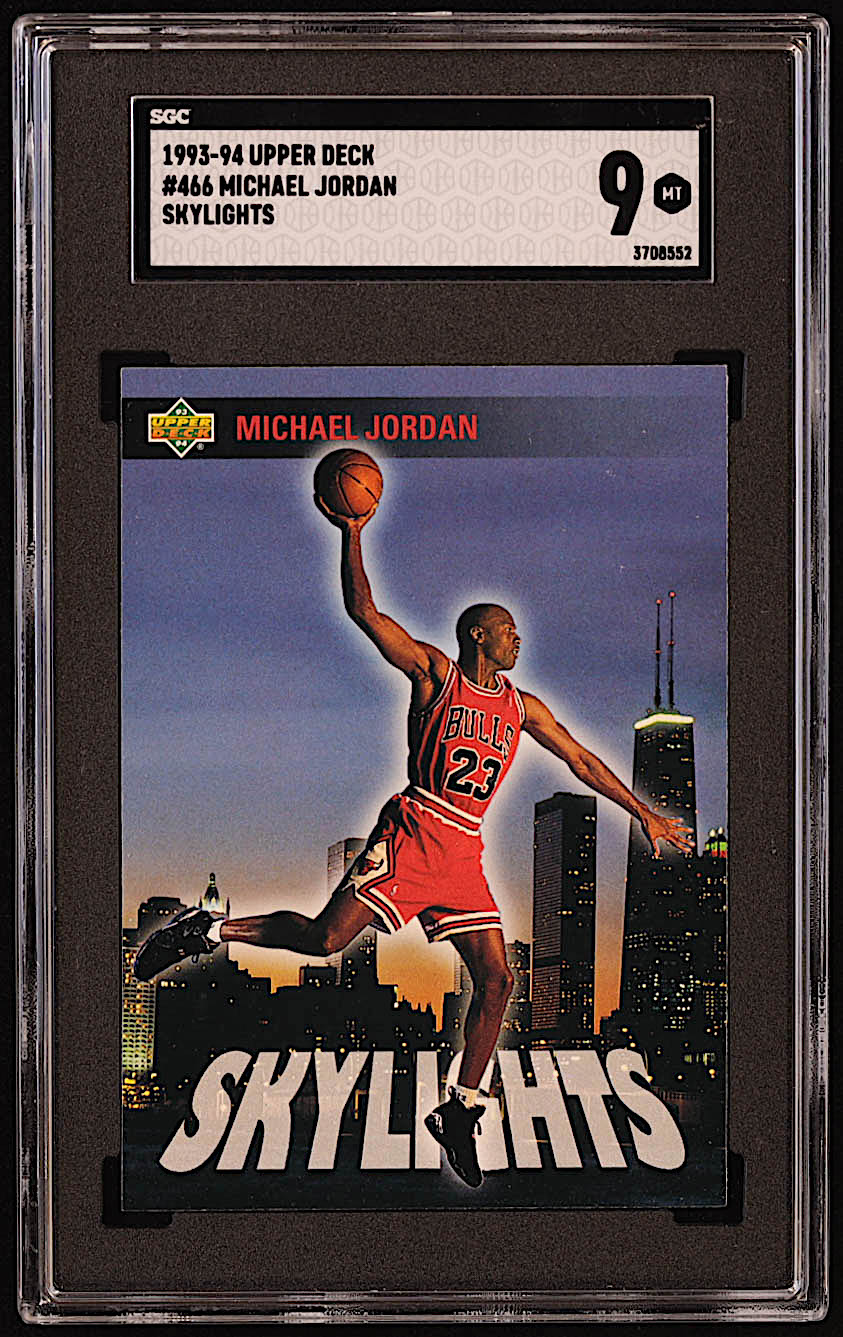 Michael Jordan 1993-94 Upper Deck #466 SKL (SGC 9) at PristineAuction.com Michael Jordan 1993-94 Upper Deck #466 SKL (SGC 9) at PristineAuction.com
