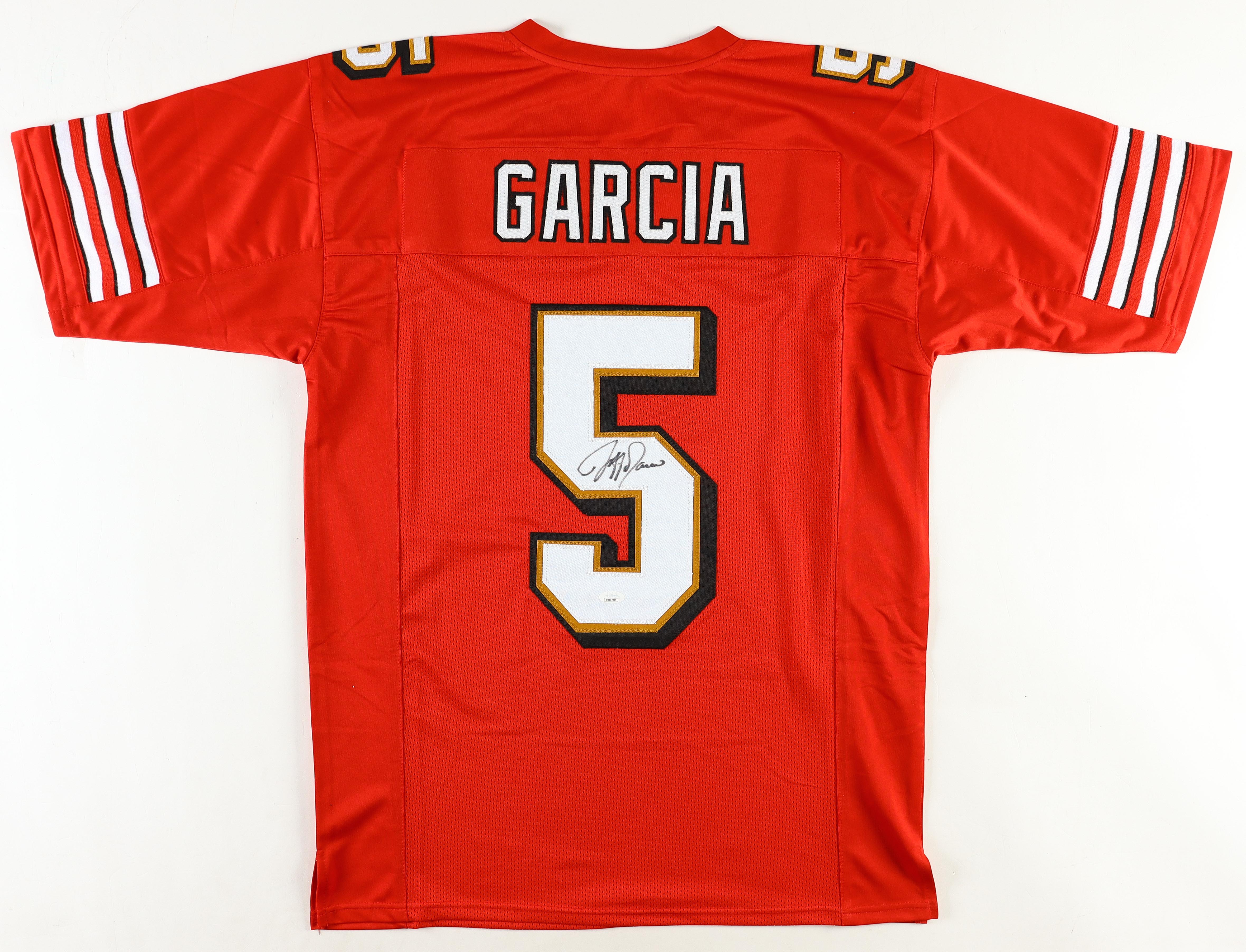 Jeff Garcia Signed Jersey (JSA) at PristineAuction.com Jeff Garcia Signed Jersey (JSA) at PristineAuction.com