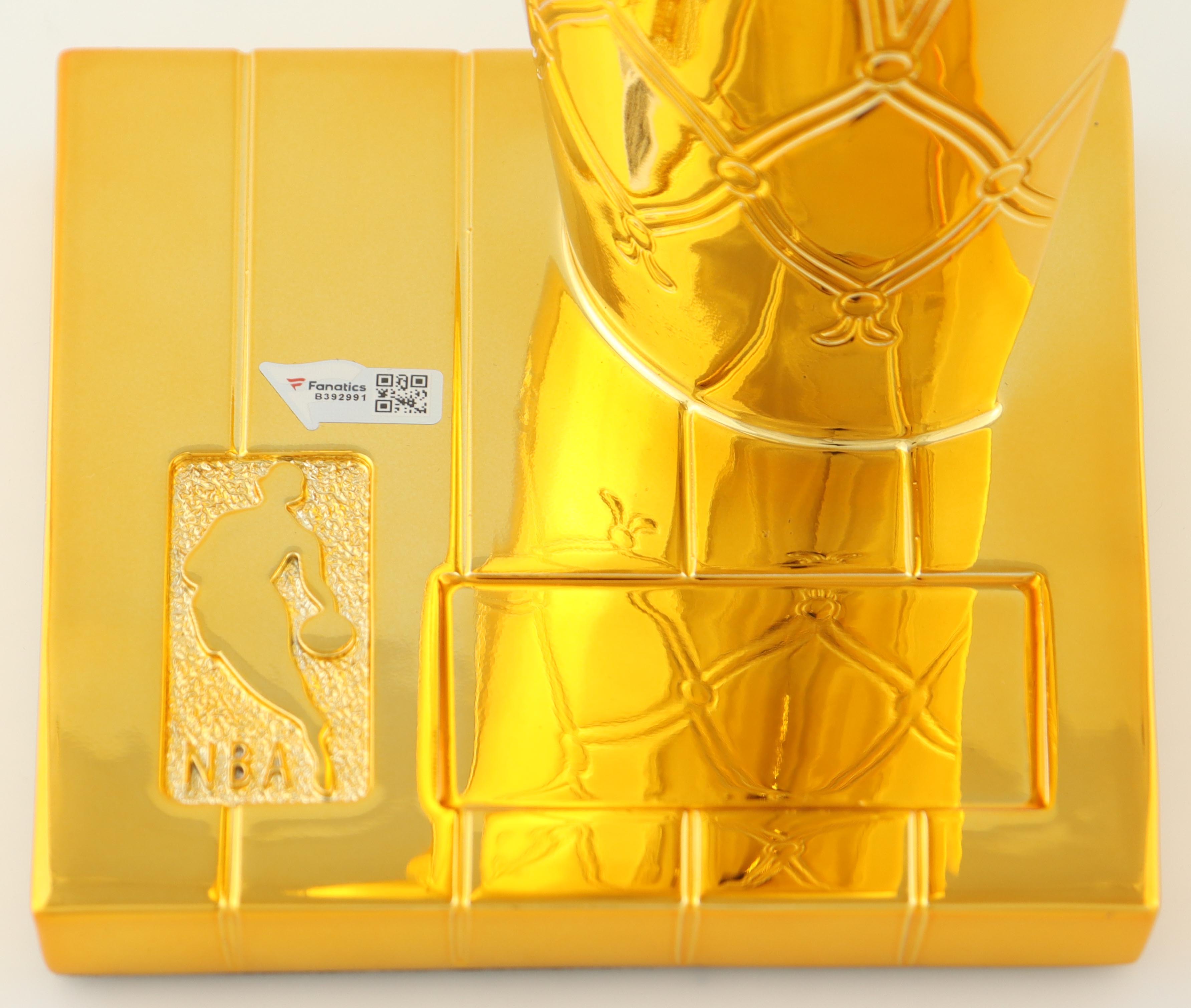 Clyde Drexler & Hakeem Olajuwon Signed Rockets NBA Champions 12" Replica Trophy (Fanatics) at PristineAuction.com Clyde Drexler & Hakeem Olajuwon Signed Rockets NBA Champions 12" Replica Trophy (Fanatics) at PristineAuction.com