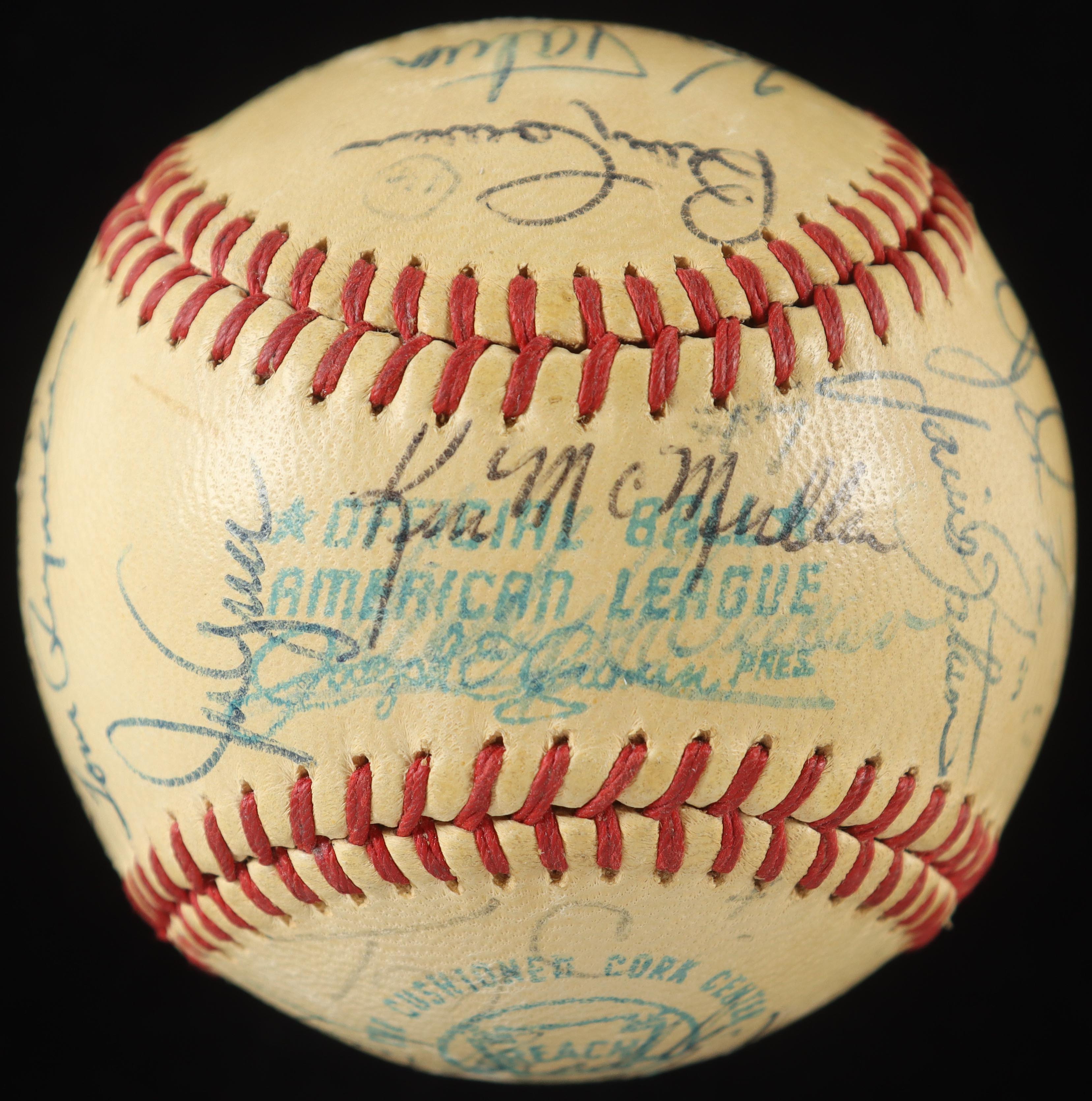 1970 Angels OAL Baseball Team-Signed by (26) with Jim Fregosi, Andy Messersmith, Clyde Wright, & Jay Johnstone with Display Case (PSA) at PristineAuction.com 1970 Angels OAL Baseball Team-Signed by (26) with Jim Fregosi, Andy Messersmith, Clyde Wright, & Jay Johnstone with Display Case (PSA) at PristineAuction.com
