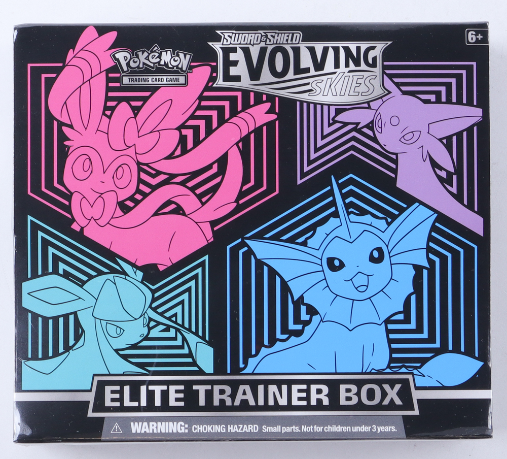 Pokemon Evolving Skies: Elite Trainer Box With (8) Packs at PristineAuction.com Pokemon Evolving Skies: Elite Trainer Box With (8) Packs at PristineAuction.com