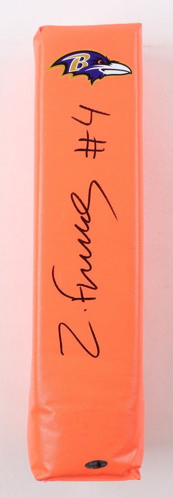 Zay Flowers Signed Ravens Logo Football Pylon (Beckett & Flowers) at PristineAuction.com Zay Flowers Signed Ravens Logo Football Pylon (Beckett & Flowers) at PristineAuction.com