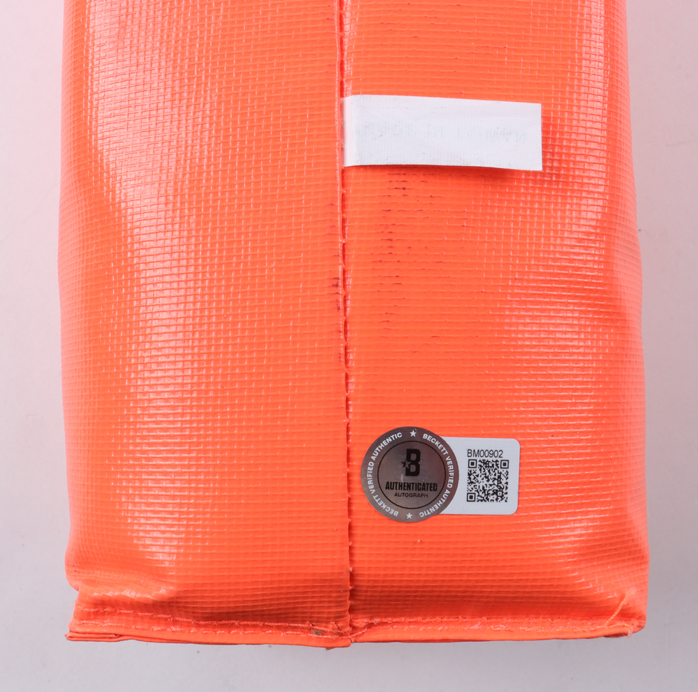 Zay Flowers Signed Ravens Logo Football Pylon (Beckett & Flowers) at PristineAuction.com Zay Flowers Signed Ravens Logo Football Pylon (Beckett & Flowers) at PristineAuction.com